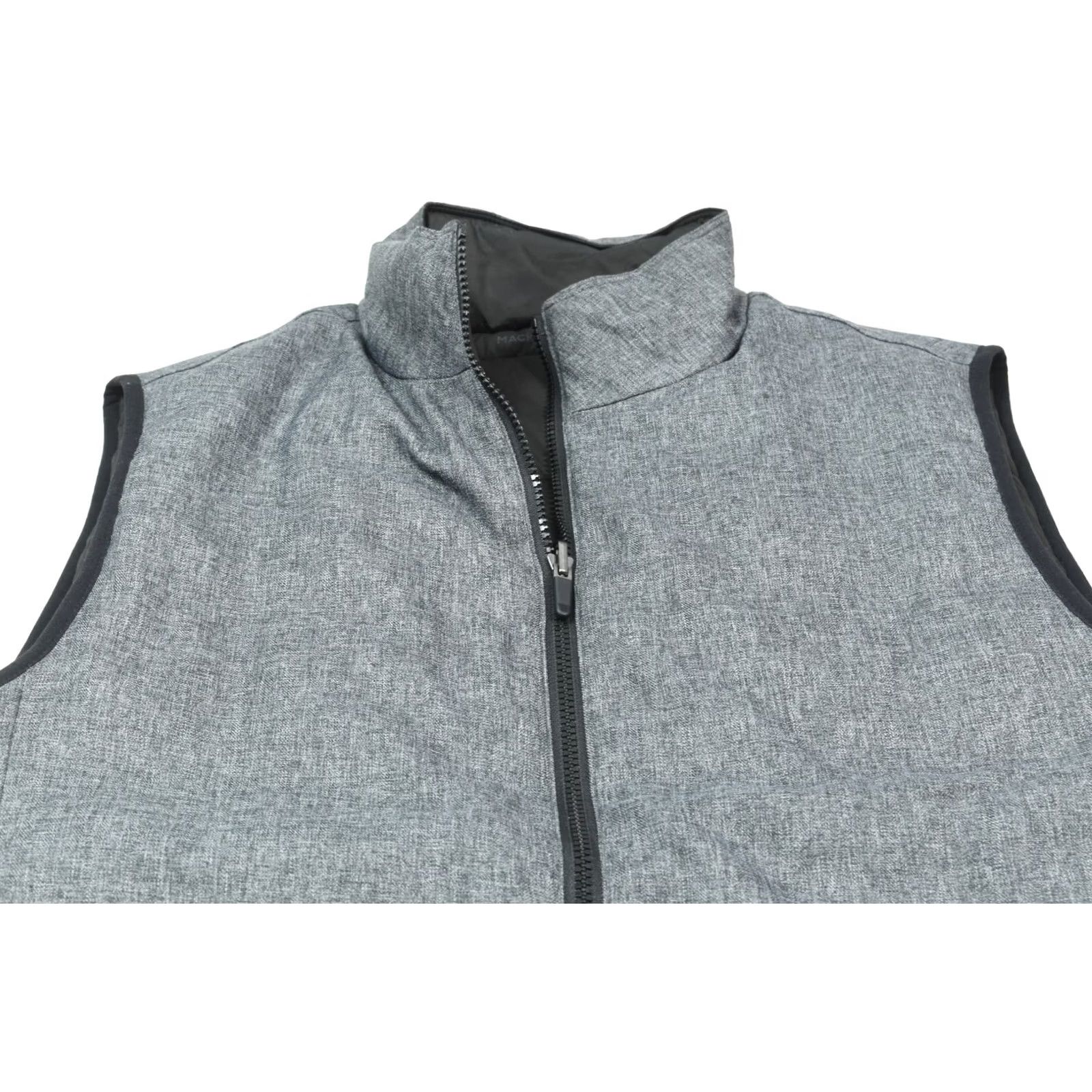 Vintage Mack Weldon Reversible Puffer Vest Mens Large Gray Full-Zip Sleeveless Classic Size US L / EU 52-54 / 3 - 4 Thumbnail