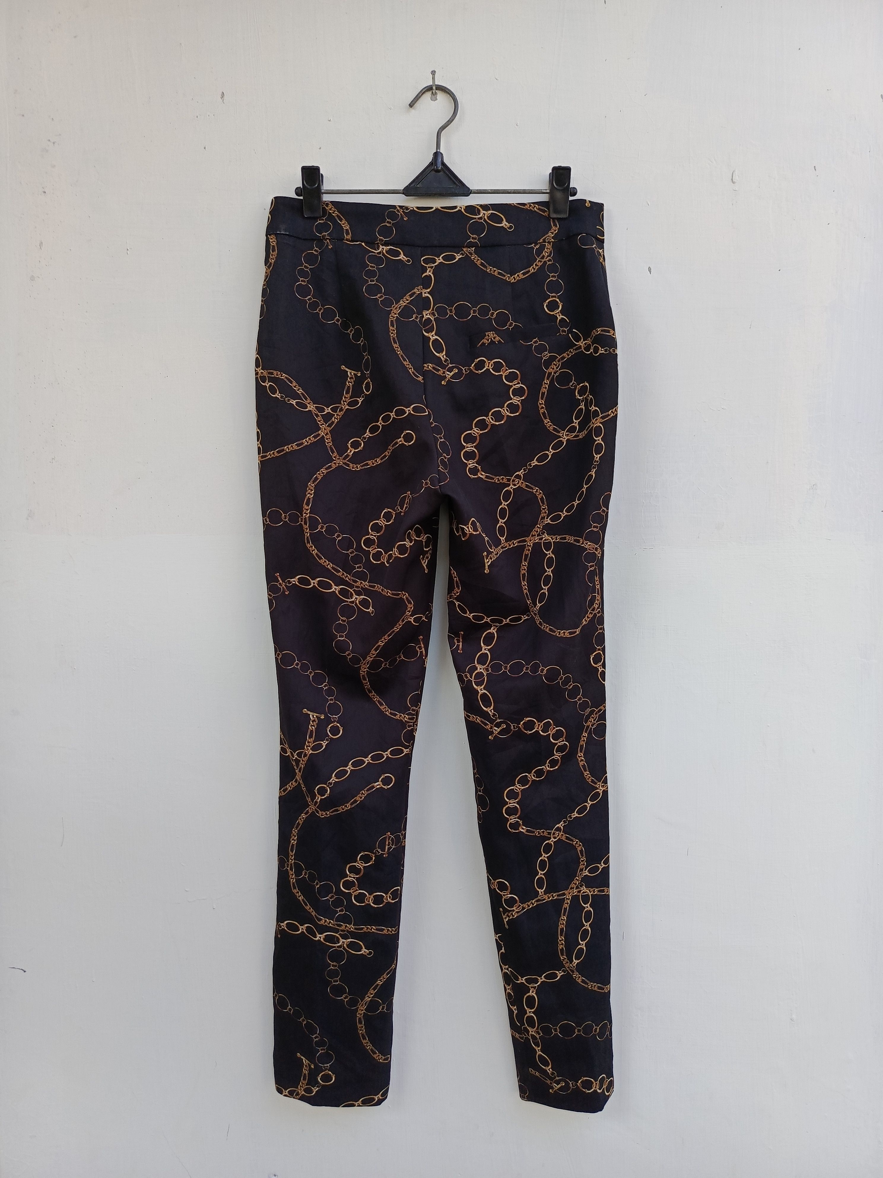 Zara Zara chain pattern women pants Size 26" / US 2 / IT 38 - 5 Thumbnail
