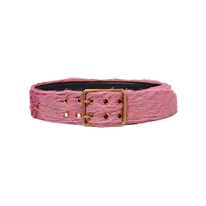 Prada calf hair belt store