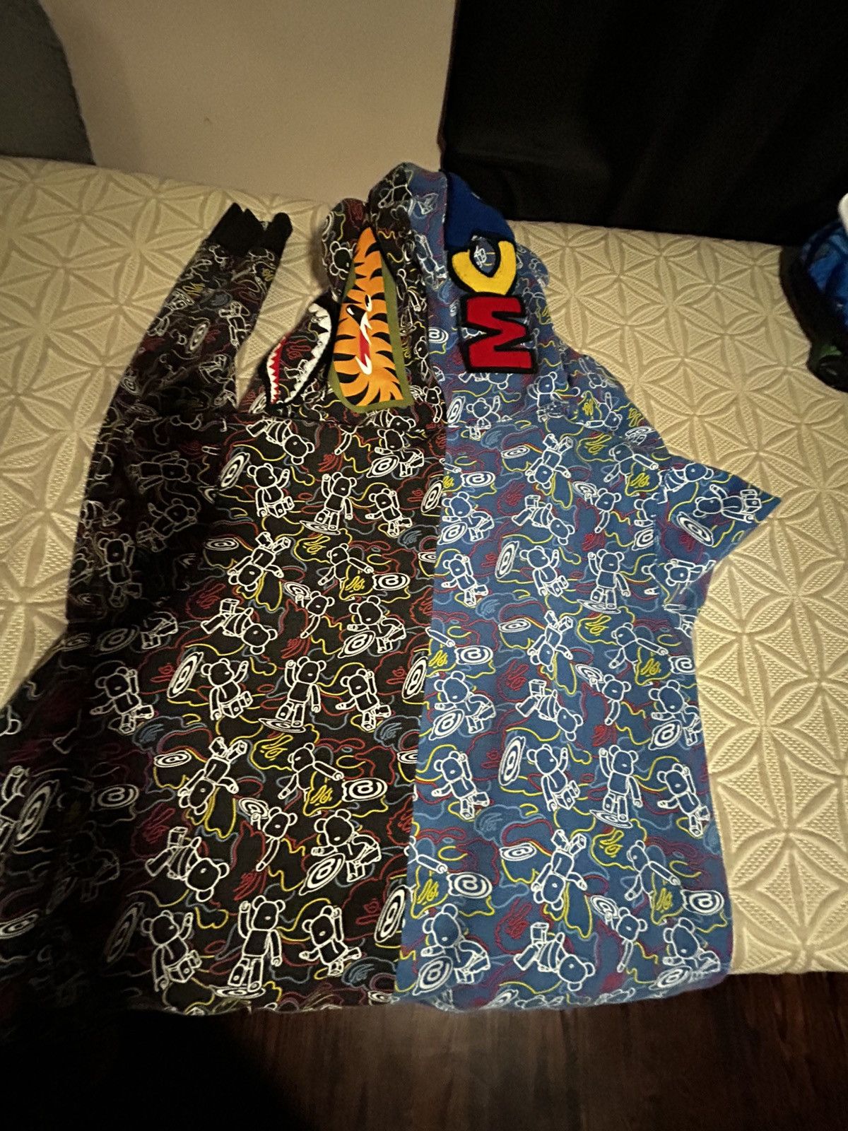 Bape × Medicom Toy Bape X Medicom Toy Bearbrick Camo Bear Shark Half Full Zip U Size US XL / EU 56 / 4 - 3 Thumbnail