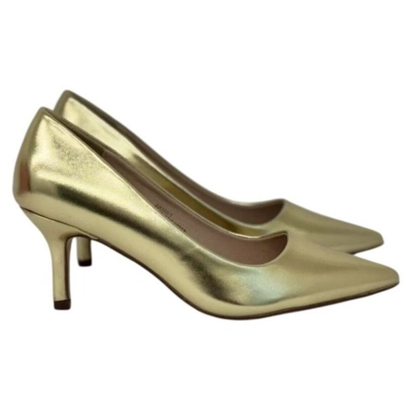 Other CHASE+CHLOE/ Julian-1/ Gold Metallic / Pointed-Toe Heels Wit Size US 5.5 / IT 35.5 - 1 Thumbnail