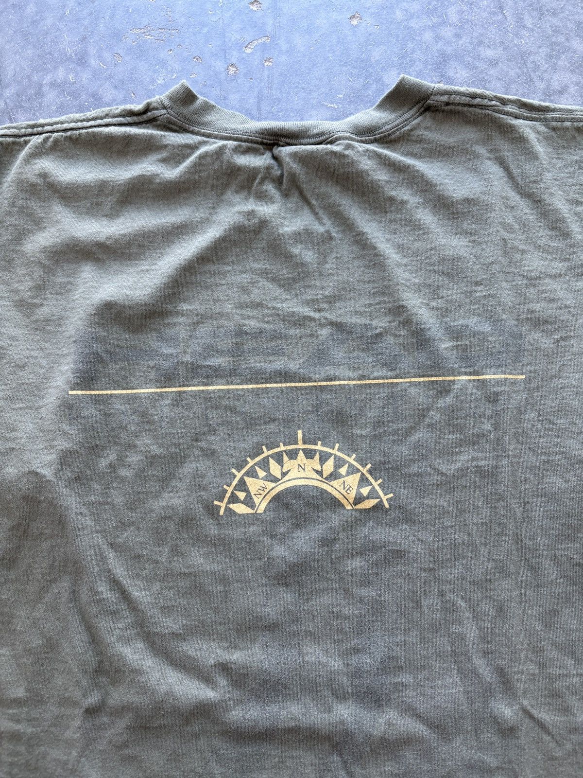 Vintage Vintage 90s Head Nautical Exploration Graphic Tee Size US XL / EU 56 / 4 - 7 Thumbnail