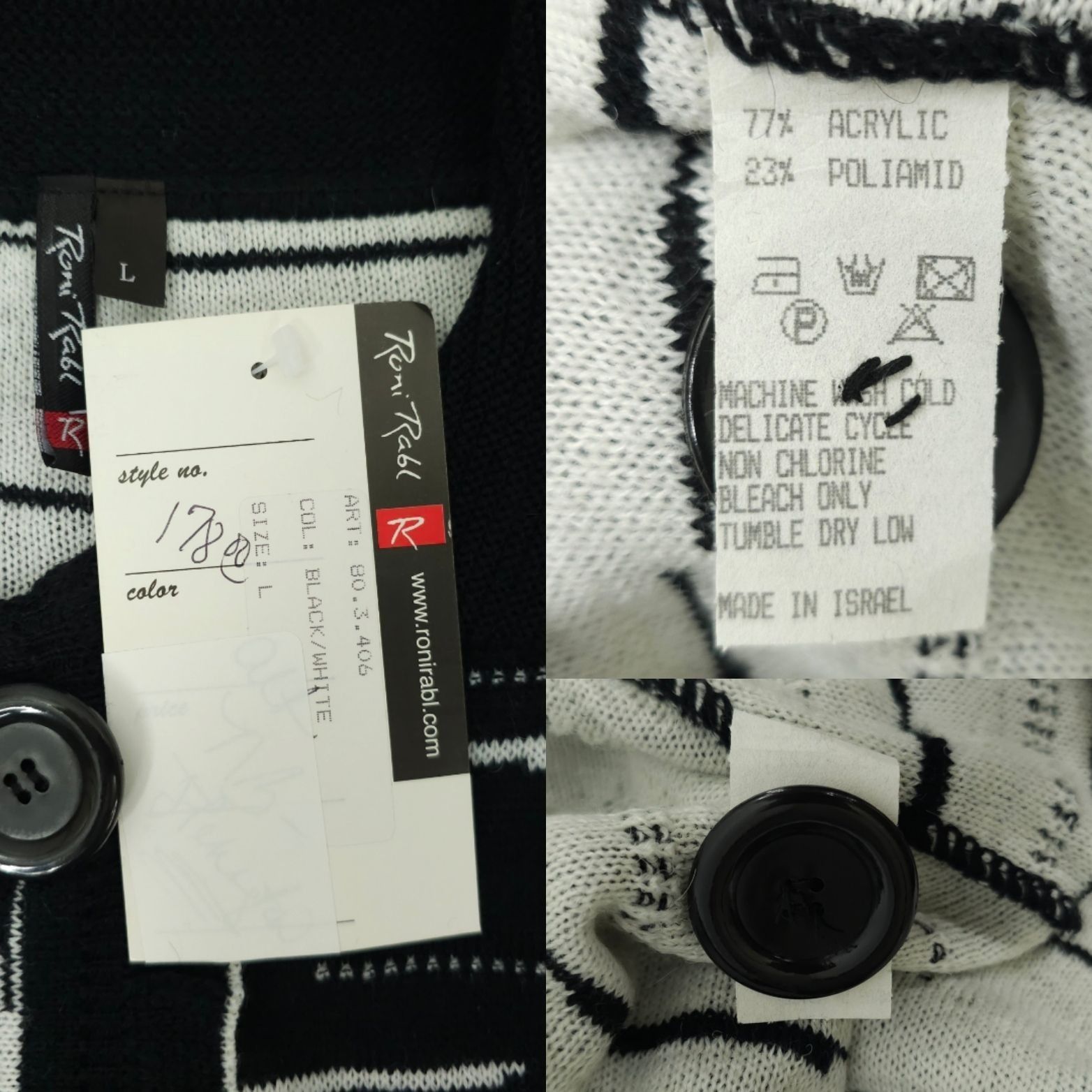 Other Asymmetrical Roni Rabl 3 Button Cardigan Sweater Womens Size Size L / US 10 / IT 46 - 9 Thumbnail