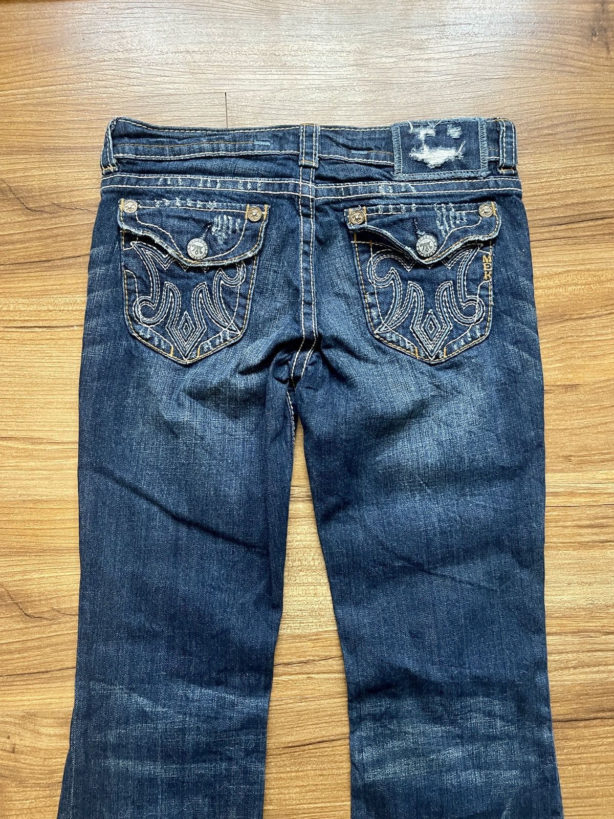 Mek Denim VINTAGE FLARED MEK DENIM OAXACA RARE HANDCRAFTED SIZE 30X31 Size 30" / US 8 / IT 44 - 10 Thumbnail