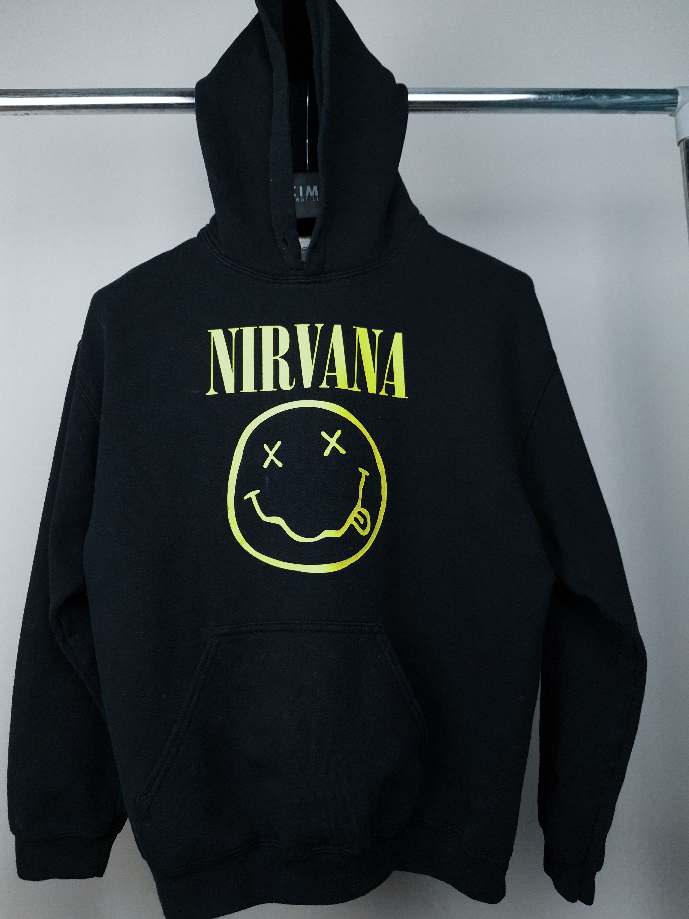 Nirvana × Vintage Y2K Kurt Kobain Nirvana Music Band Dead Punk Smile Hoodie Size US M / EU 48-50 / 2 - 2 Thumbnail
