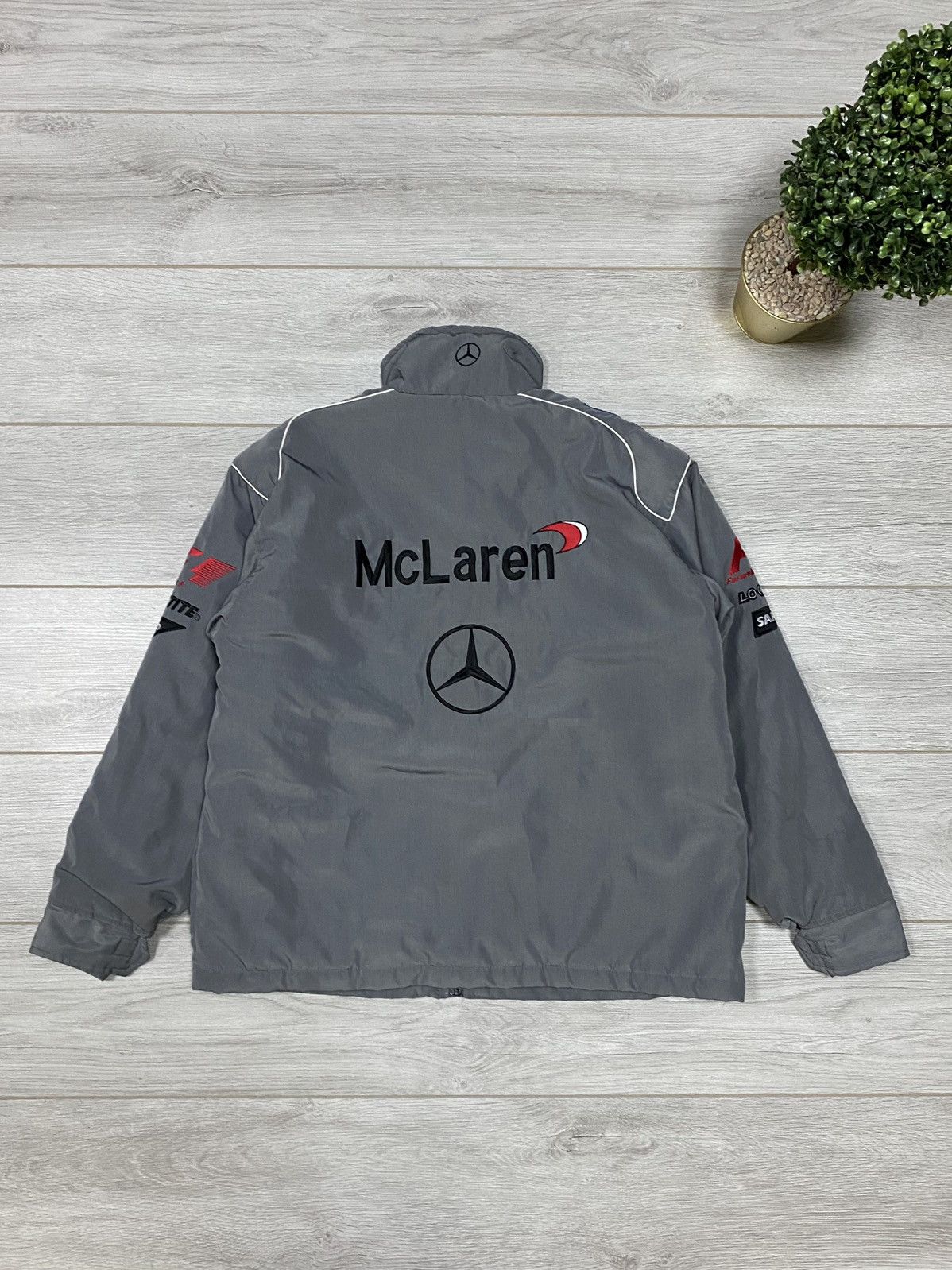 McLaren WARSTEINERジャケット 黒・白・灰 McLaren WARSTEINERジャケット 黒・白・灰