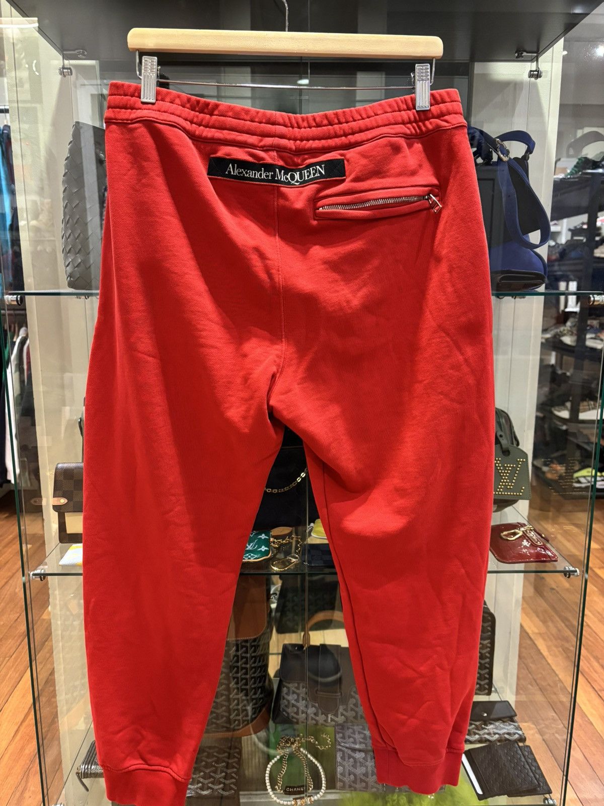 Alexander McQueen Alexander McQueen Sweatpants - Red Size US 32 / EU 48 - 2 Thumbnail