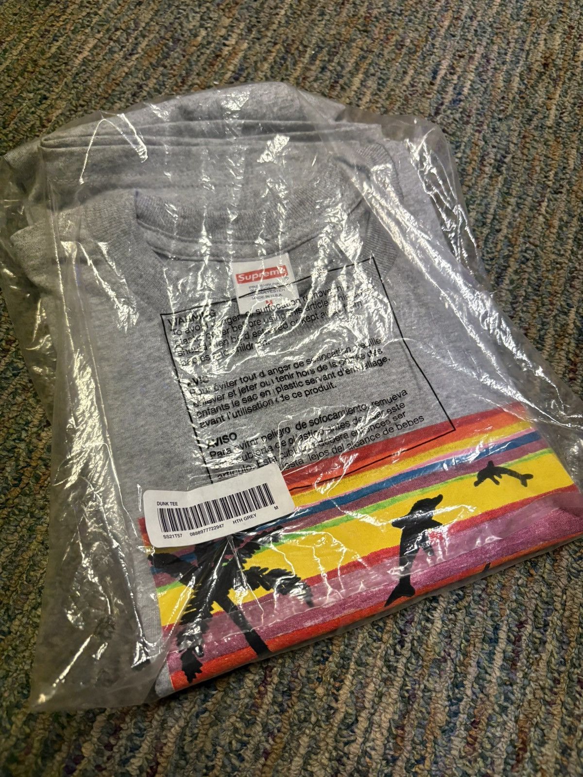 Supreme SUPREME SS21 DUNK TEE Size US M / EU 48-50 / 2 - 2 Thumbnail