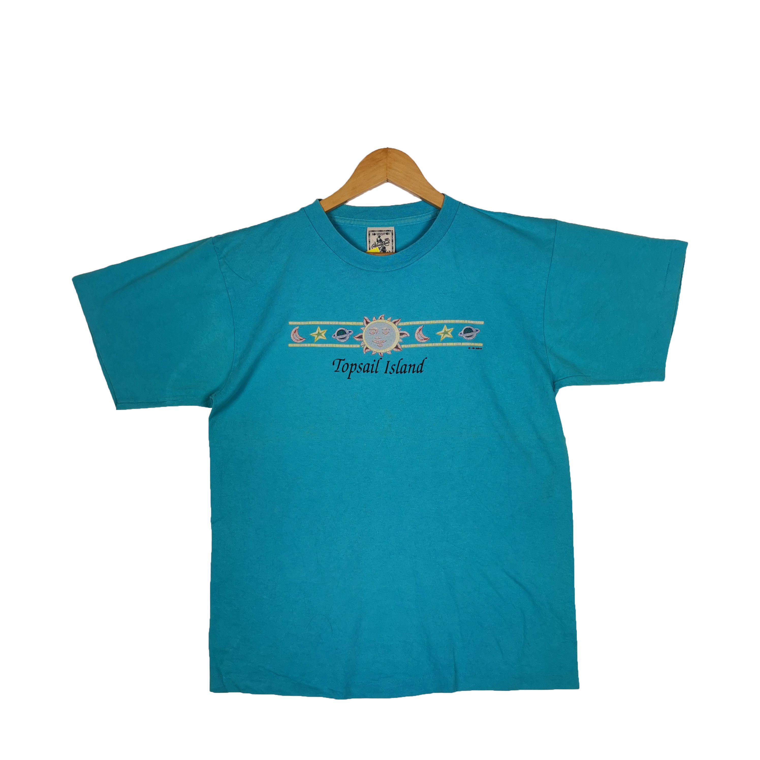 Vintage 90s Topsail Island Hawaii T-shirt Crewneck Tees