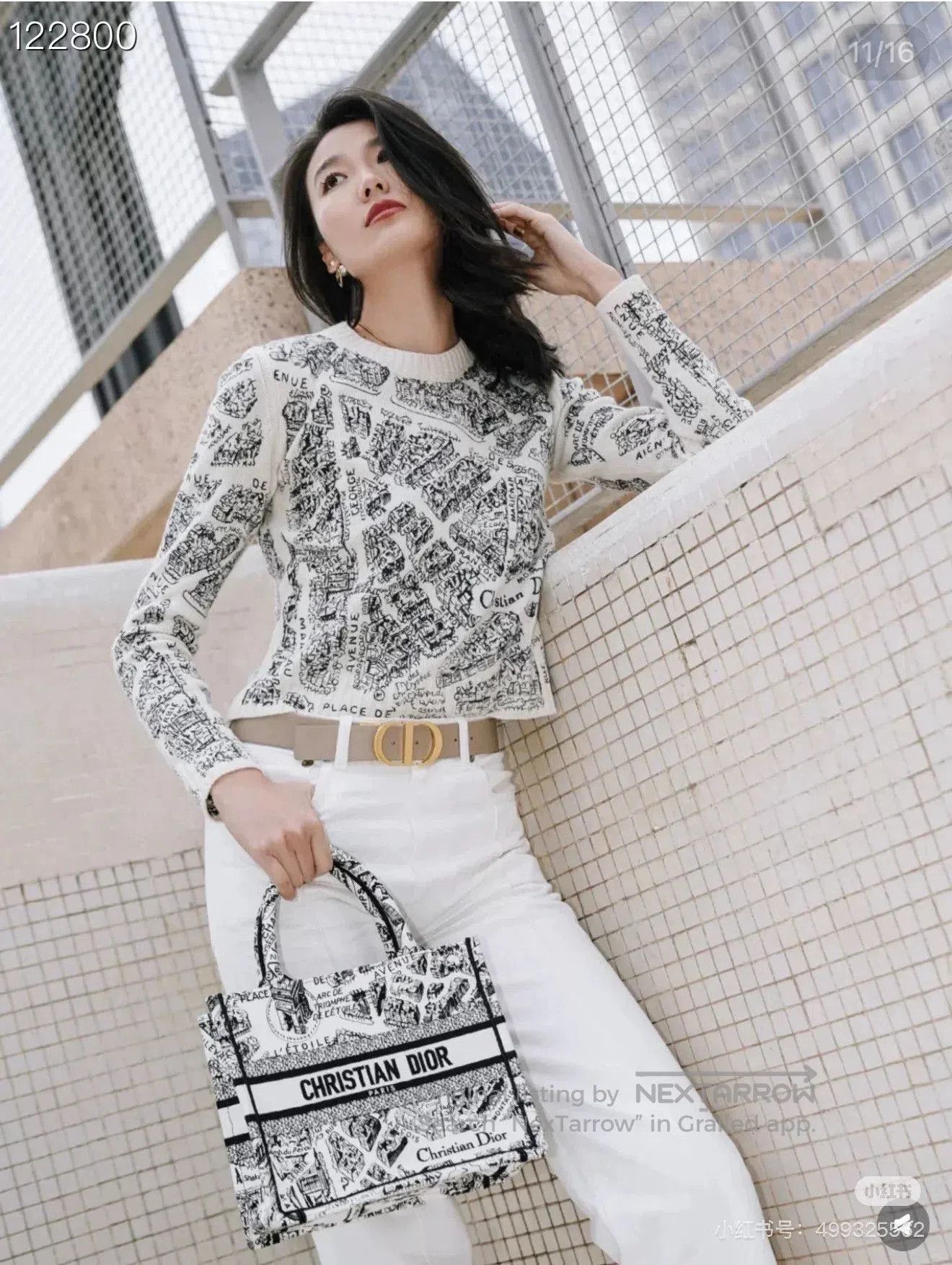 Dior Dior Paris Map Cashmere Knit Sweater. Size S / US 4 / IT 40 - 7 Thumbnail
