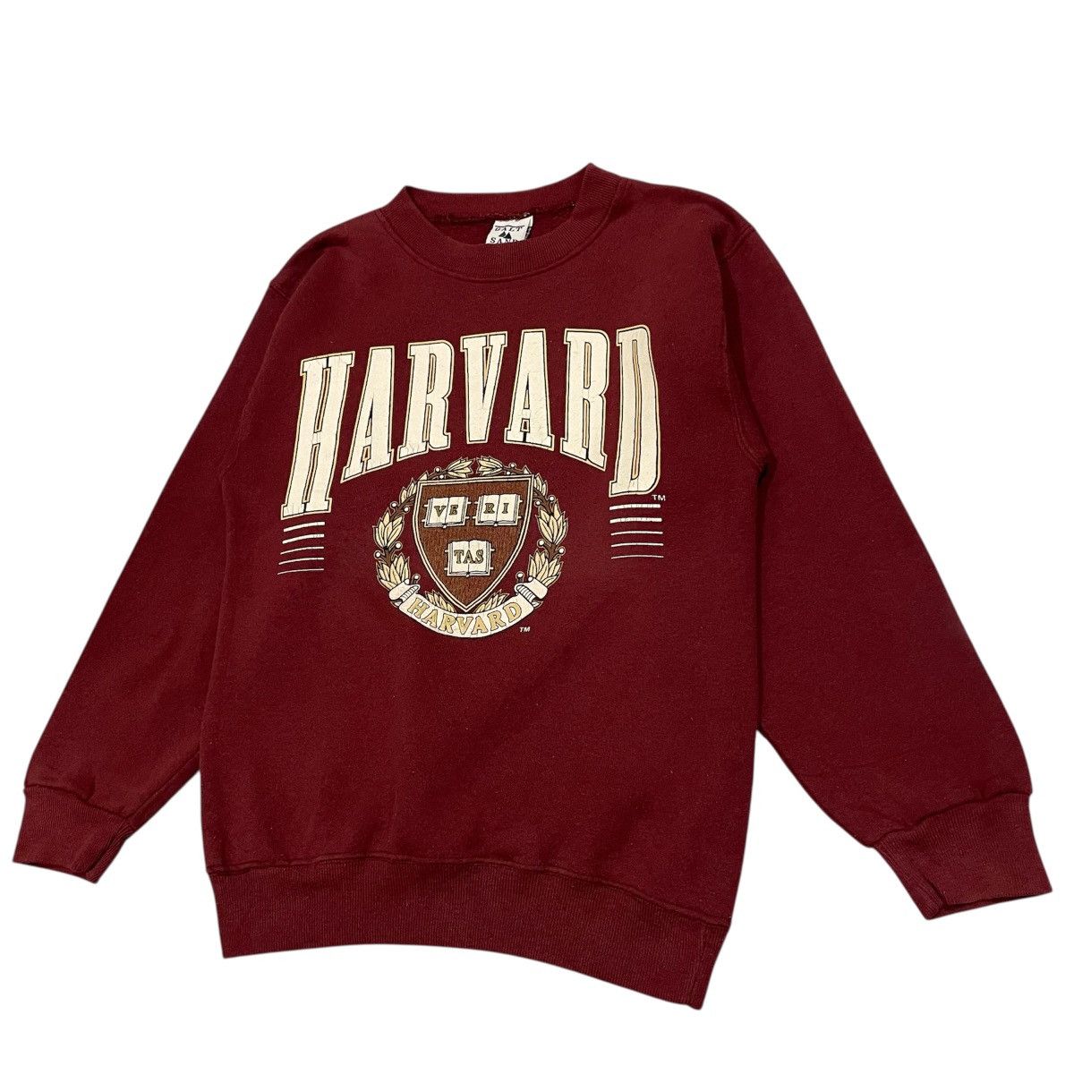 Vintage Vintage 90s Harvard University Sweatshirt Maroon Crewneck Size US S / EU 44-46 / 1 - 2 Thumbnail