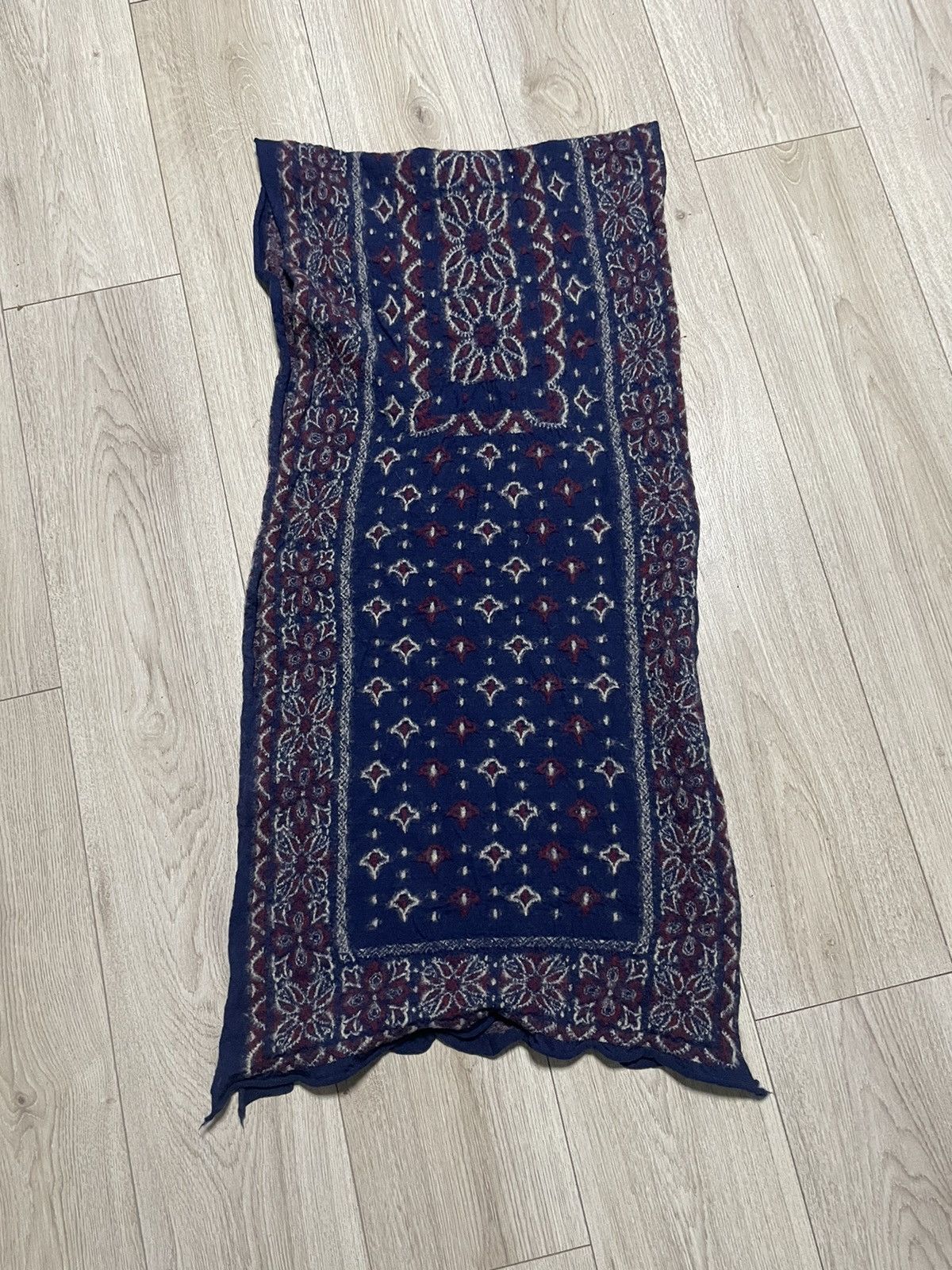 Kapital Archive Kapital Fulling Wool HAPPY Scarf Big Mama Size ONE SIZE - 2 Thumbnail