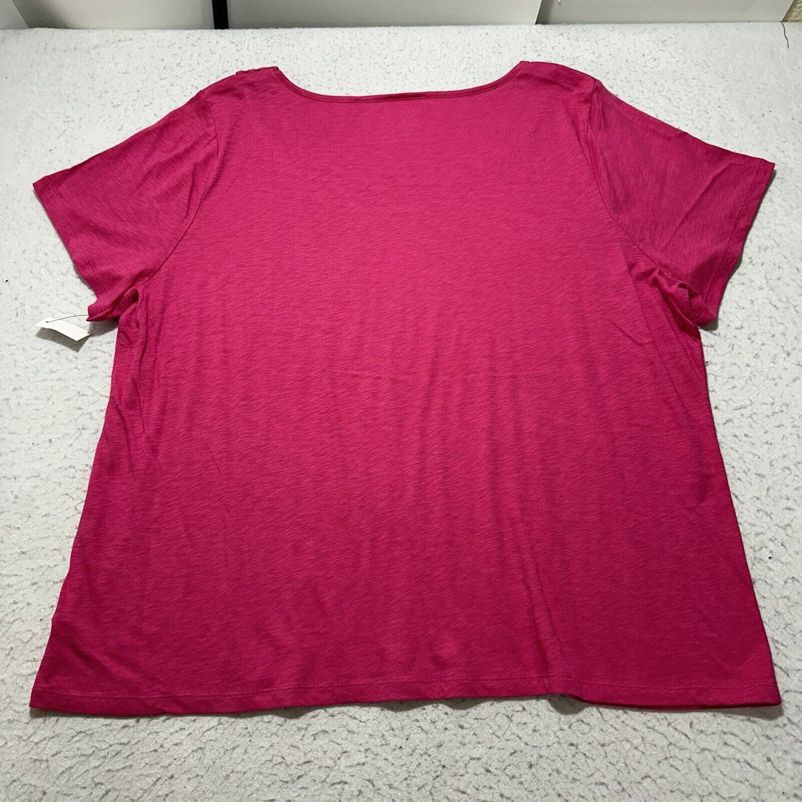 Other Talbots 3XL Short Sleeve Pink Modal Blend Pullover T Shirt Size 3XL / US 20-22 - 9 Thumbnail