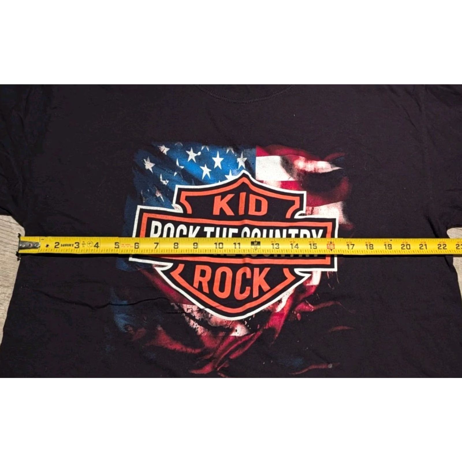 Fruit Of The Loom Kid Rock 2025 Rock The Country W/ Nickelback Rock Band Shirt XL Adult Black Size US XL / EU 56 / 4 - 6 Thumbnail