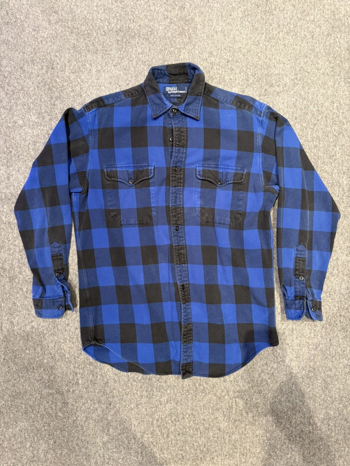 Polo Ralph Lauren × Vintage Vintage Heavyweight Polo Ralph Lauren Flannel Size US M / EU 48-50 / 2 - 1 Thumbnail