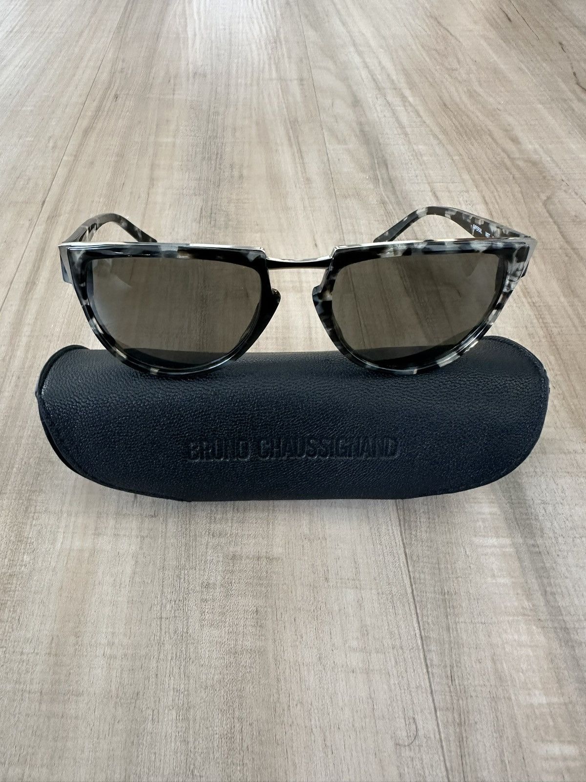 Other Bruno Chaussignand Imperial Grey Tortoise Sunglasses Size ONE SIZE - 1 Thumbnail