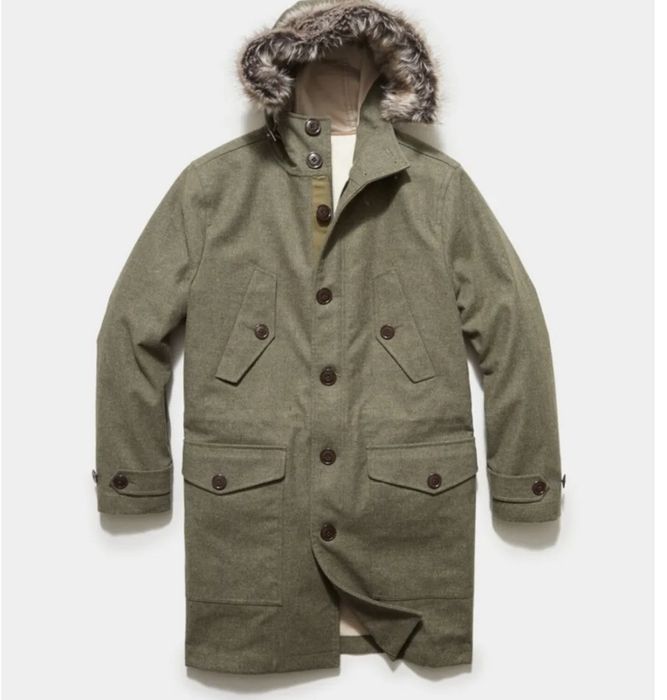 Todd Snyder Todd Snyder 3-1 Wool Parka Coat in Olive - Men’s Large ...