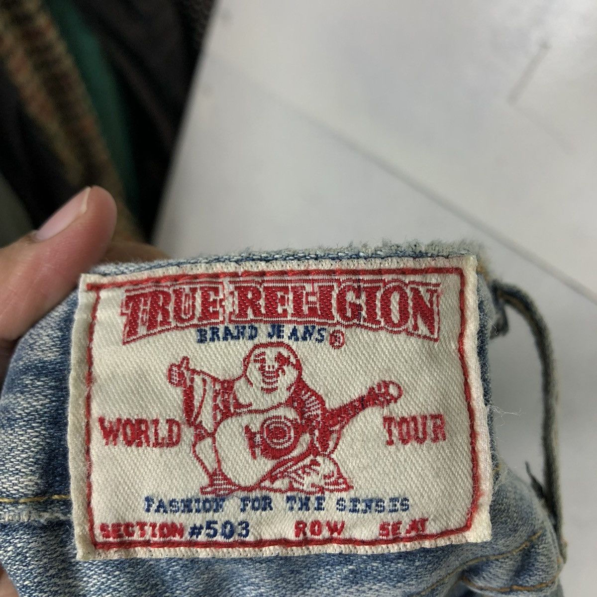 Japanese Brand 🔥VINTAGE BOW CUT DESIGN JEANS TRUE RELIGION USA Size 27" / US 4 / IT 40 - 18 Thumbnail