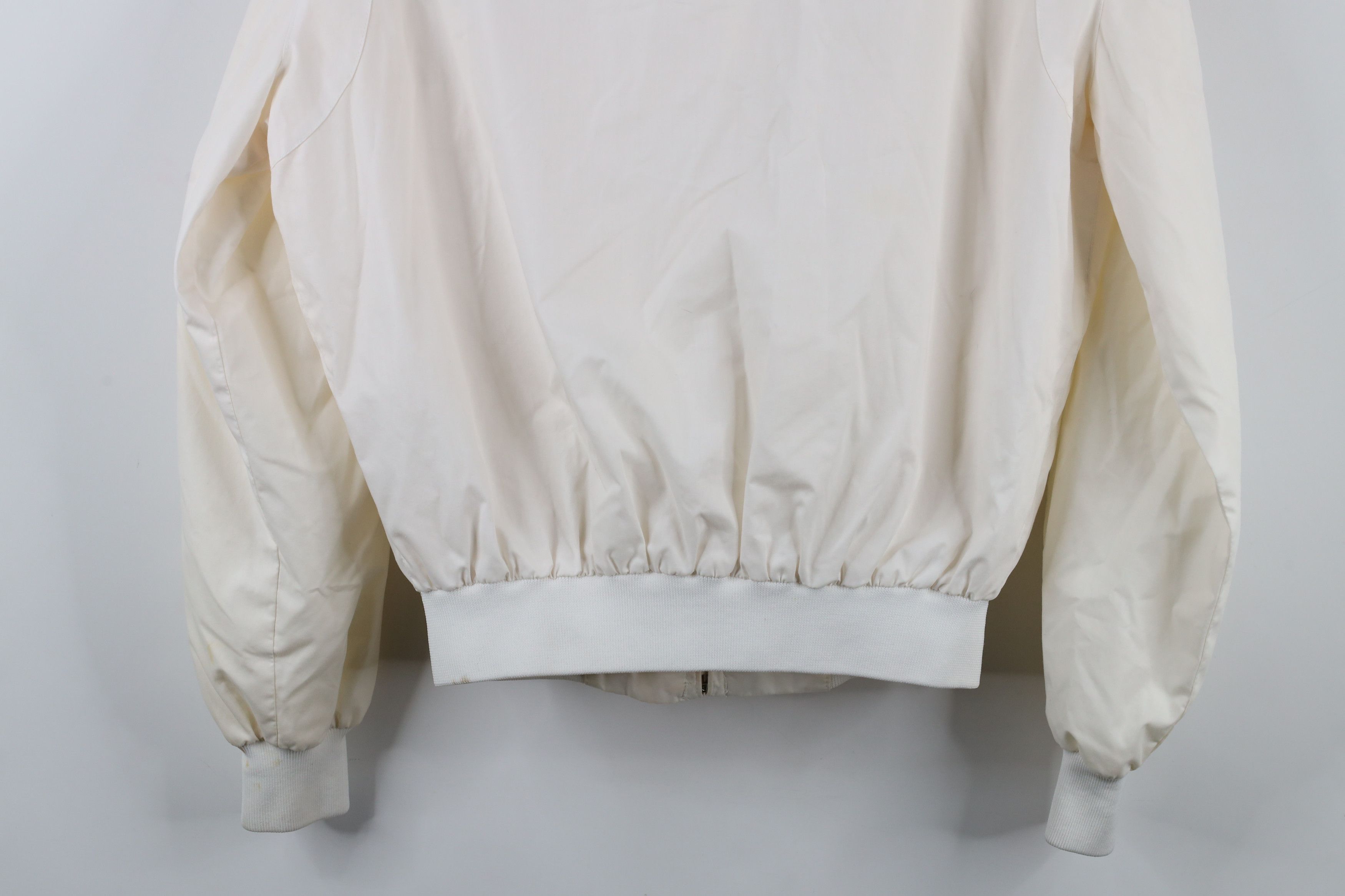 Members Only × Vintage Vintage 90s Members Only Cafe Racer Bomber Jacket White Size US L / EU 52-54 / 3 - 19 Thumbnail