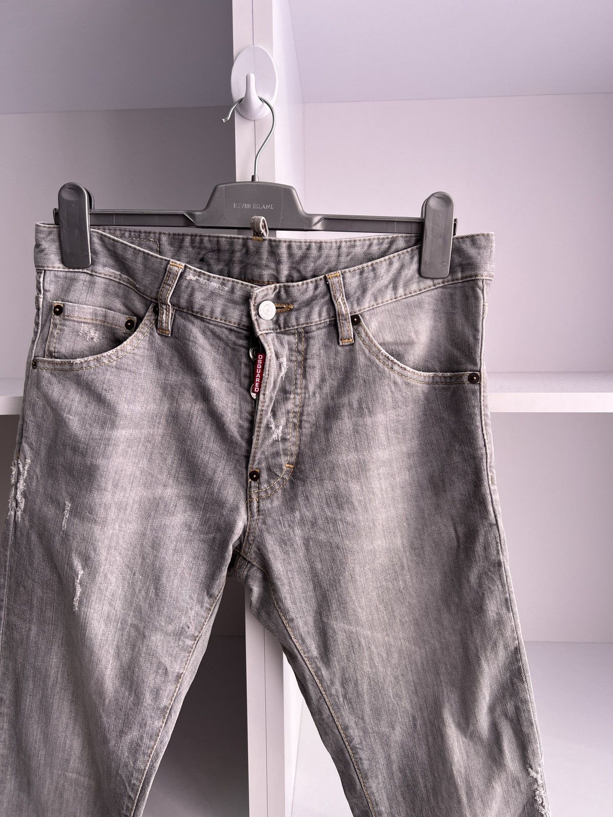 Designer × Dsquared2 × Vintage Vintage Dsquared2 Luxury Gray Pants Size US 30 / EU 46 - 6 Thumbnail