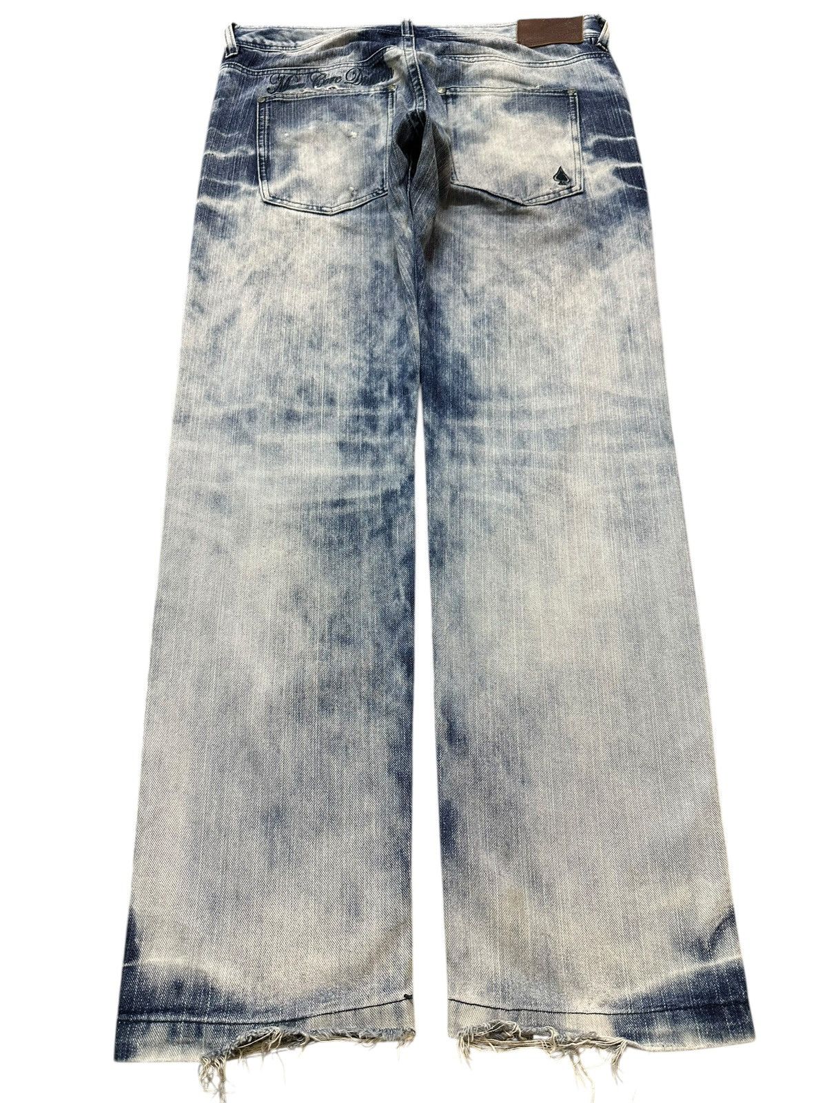 If Six Was Nine Vintage Japanese Brand Acid Wash Style Distress Style Jeans Size US 34 / EU 50 - 2 Thumbnail