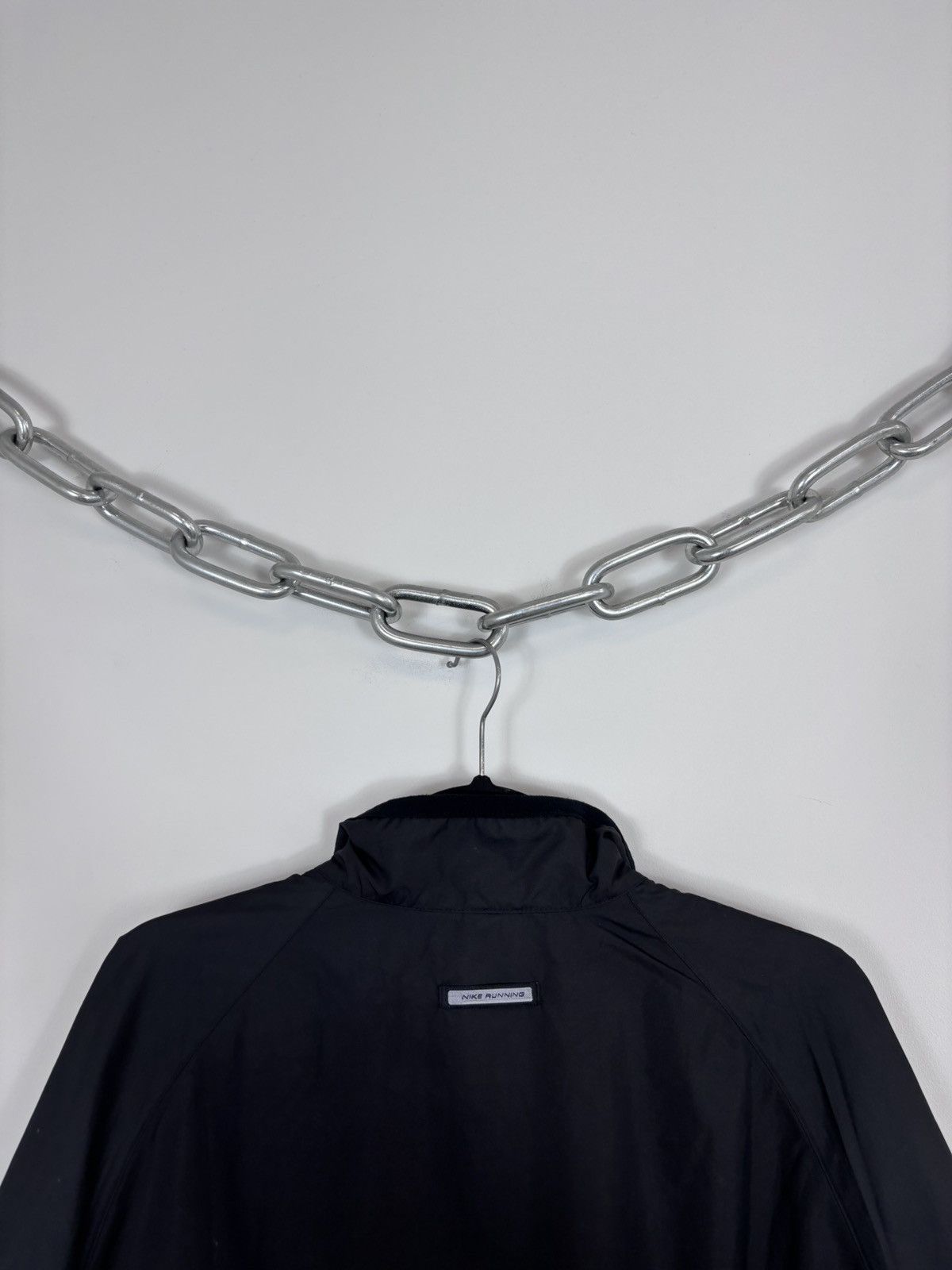 Nike Vintage 1990s Nike Y2K Black Swoosh Hype Anorak Jacket Size US L / EU 52-54 / 3 - 13 Thumbnail