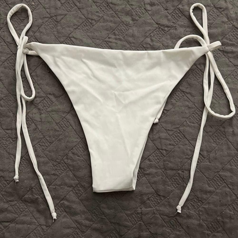 Other Oceanus Off Shoulder White Bikini M Crystal Beading New Size M / US 6-8 / IT 42-44 - 8 Thumbnail