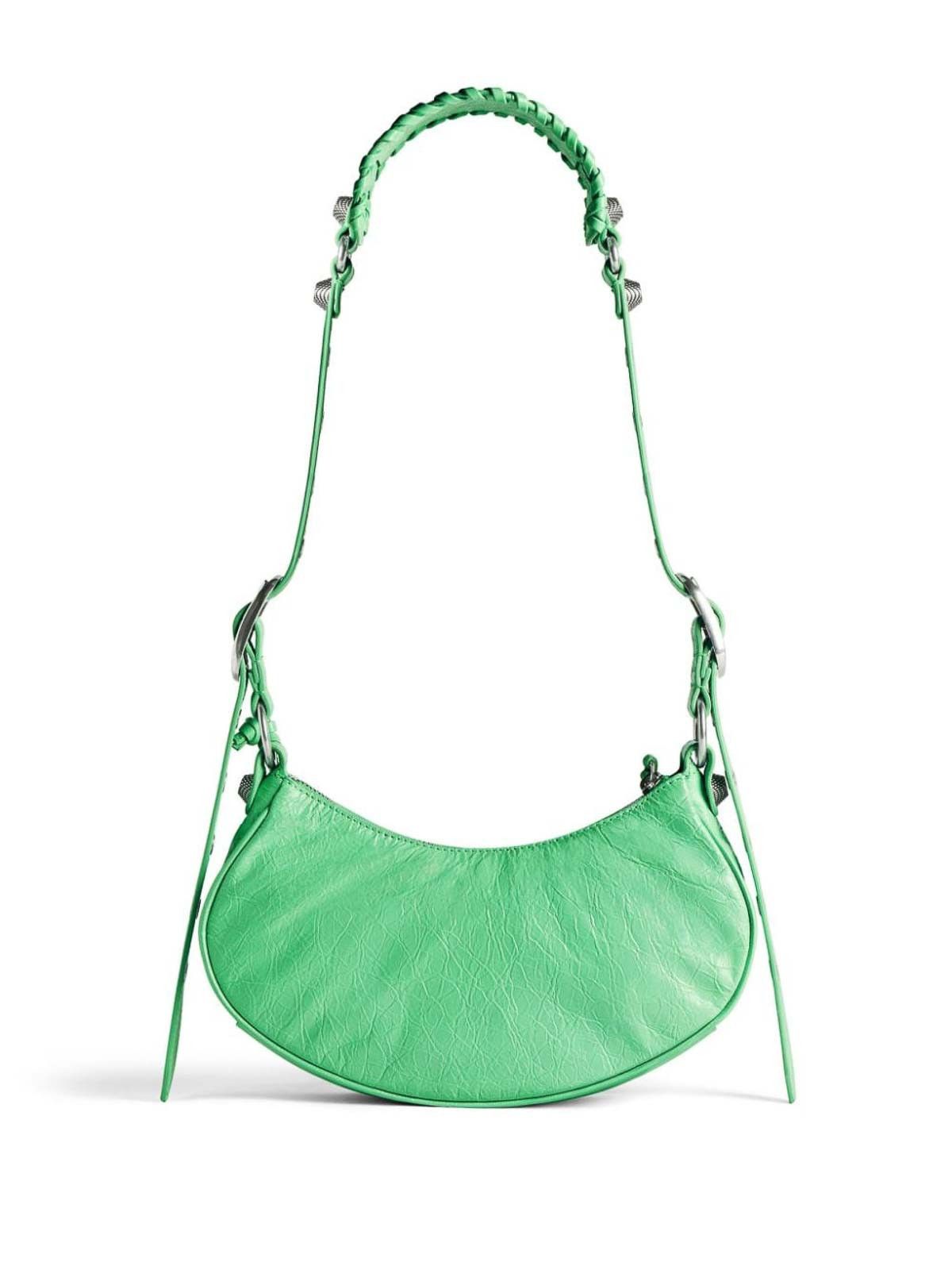 Balenciaga o1tr1nto1025 Size: OS / Le Cagole XS Shoulder Bag in Green Size ONE SIZE - 5 Thumbnail