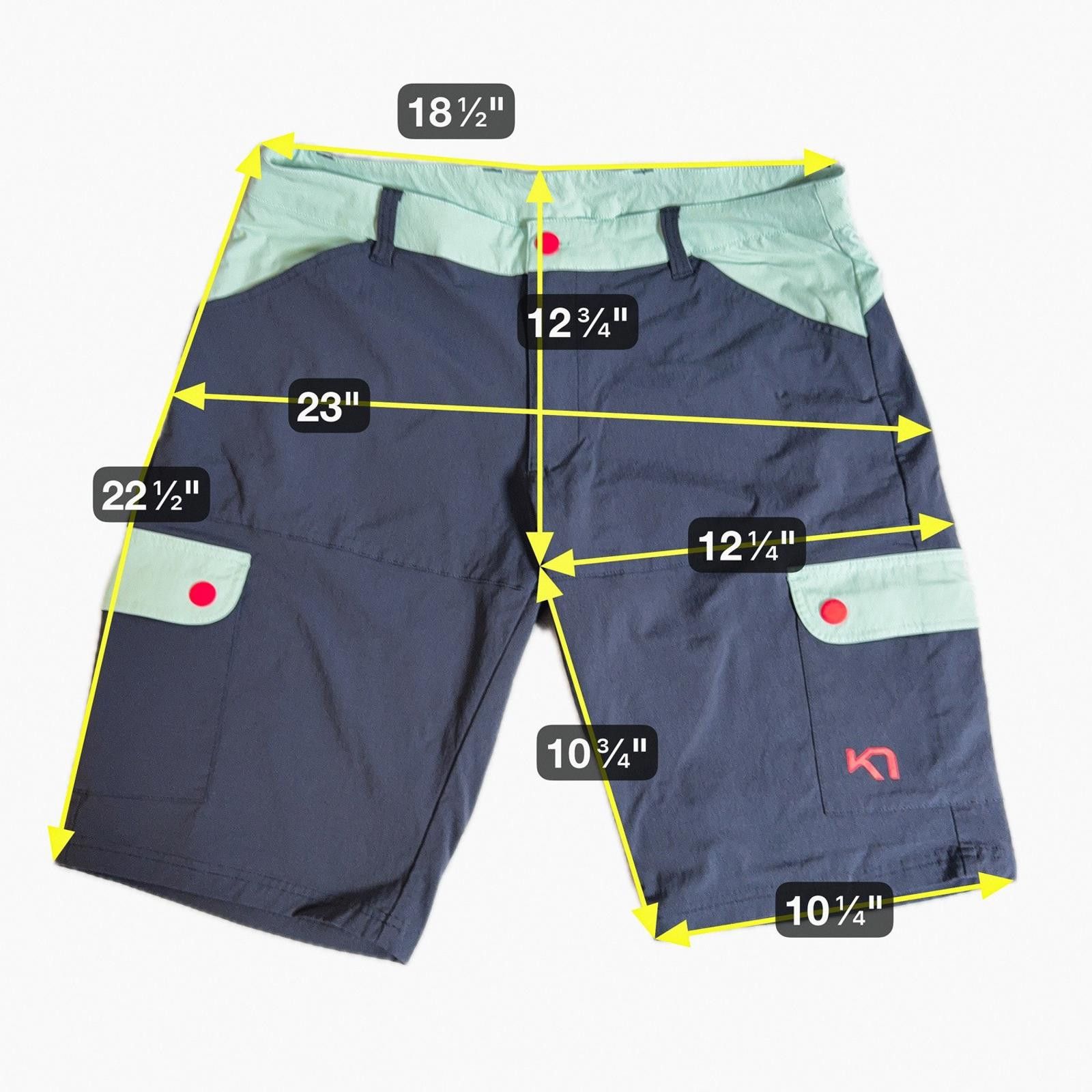 Designer Kari Traa Signe Short Womens XL Cargo Hiking Outdoor Utility Size 40" / US 18 - 11 Thumbnail