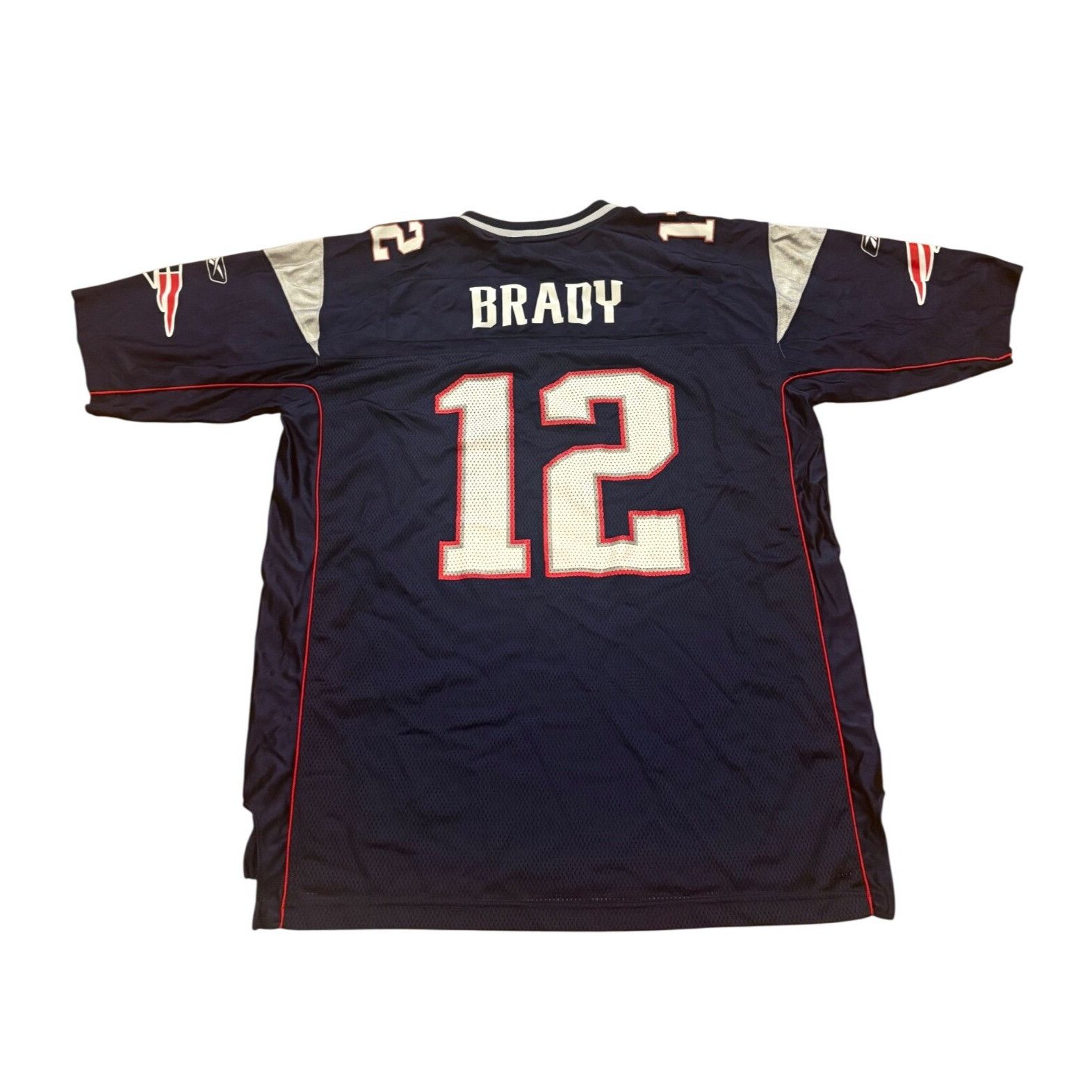 Reebok Reebok New England Patriots Tom Brady #12 Blue NFL Football Size US XXL / EU 58 / 5 - 1 Thumbnail