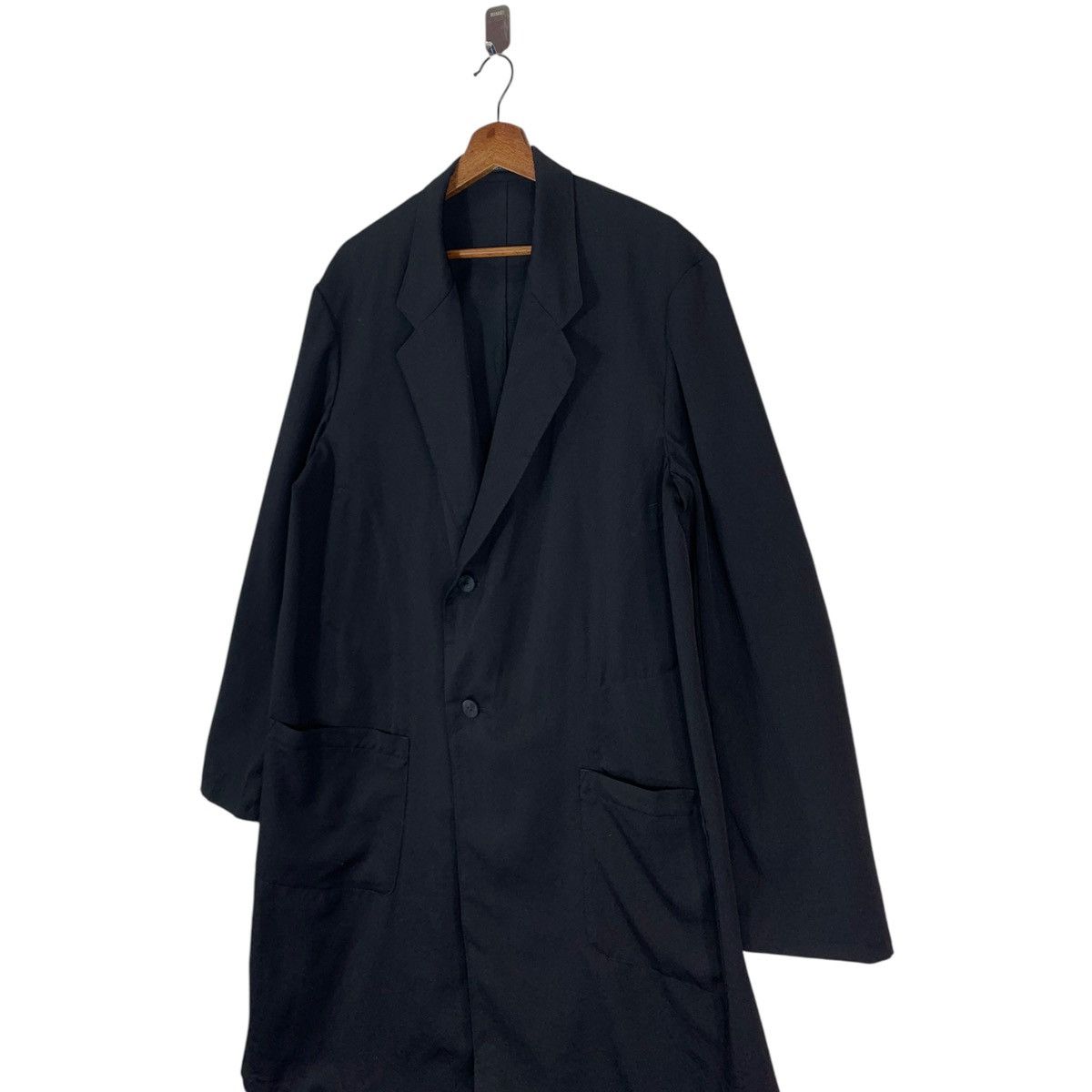 Yohji Yamamoto SS 2023 YOHJI YAMAMOTO POUR HOMME OVERCOAT JACKET Size US M / EU 48-50 / 2 - 11 Thumbnail