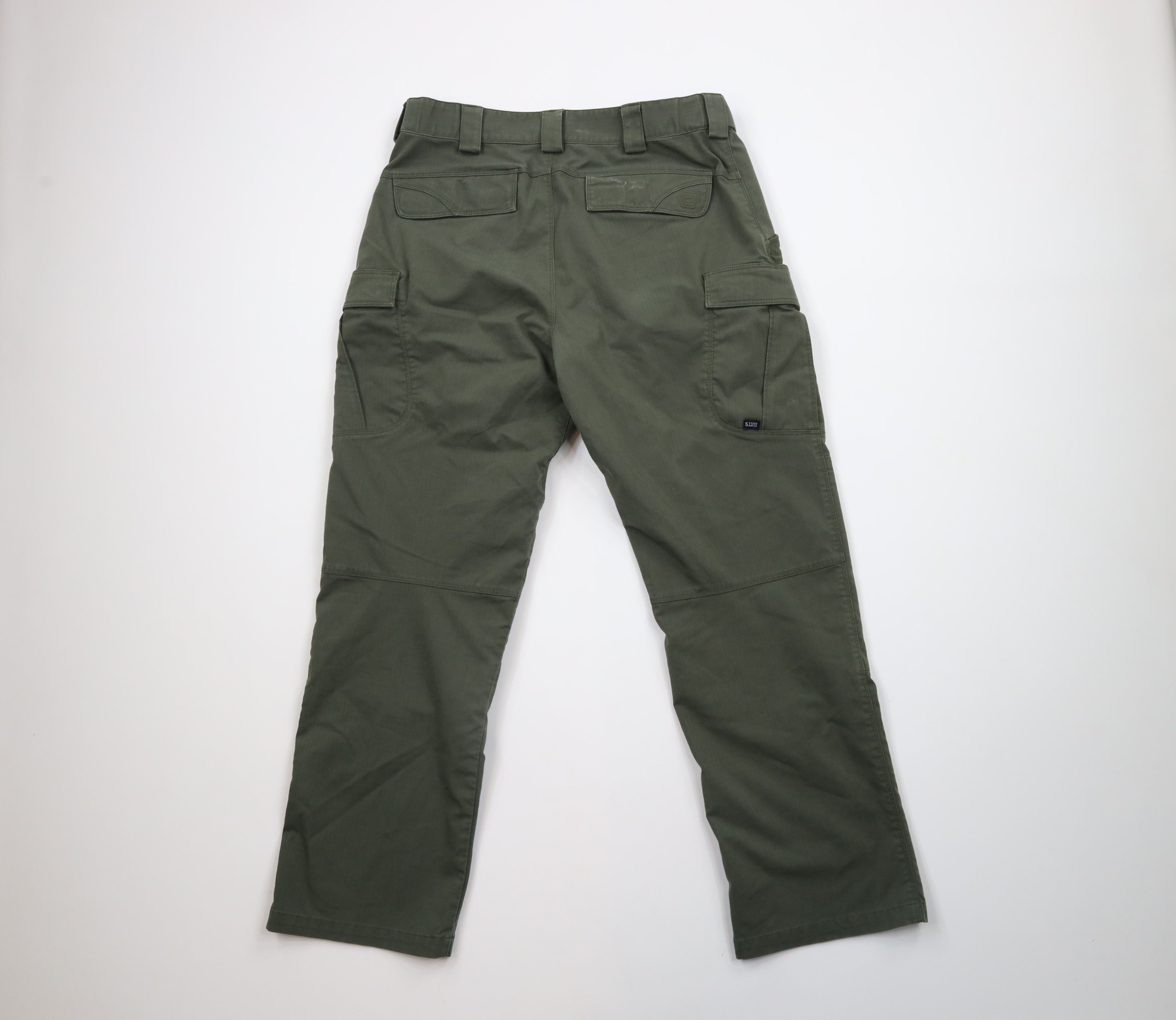Vintage 5.11 Tactical Series Operator Double Knee Cargo Pants Green Size US 32 / EU 48 - 7 Thumbnail