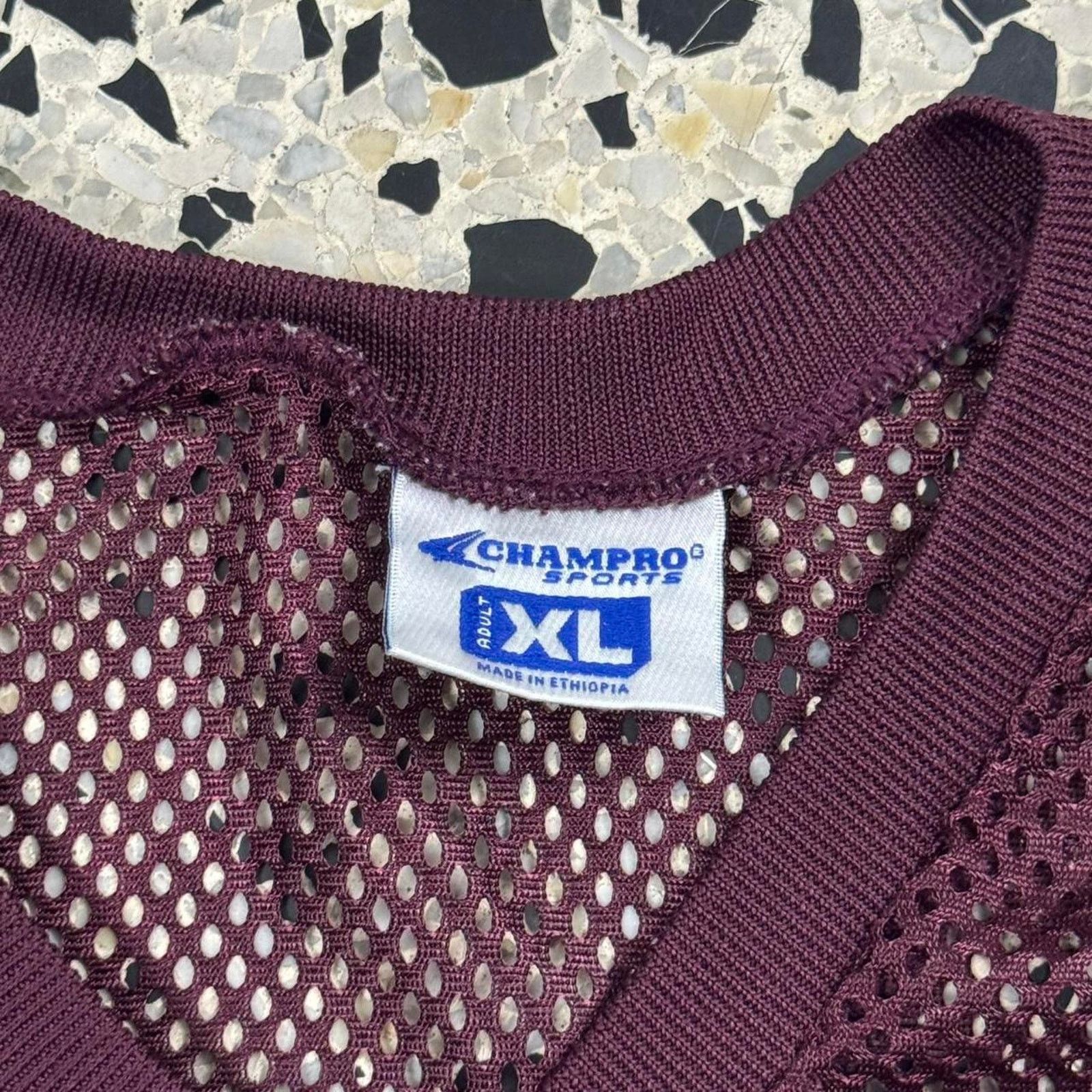 Champs Sport × Other × Vintage VINTAGE Y2K BULLDOGS FOOTBALL MESH JERSEY: Size US XL / EU 56 / 4 - 4 Thumbnail