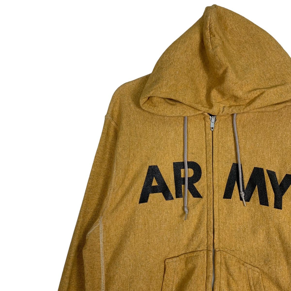 Vintage Vintage 80's ARMY Big Logo PFU Hoodies Sweatshirts #0758-C34 Size US M / EU 48-50 / 2 - 7 Thumbnail