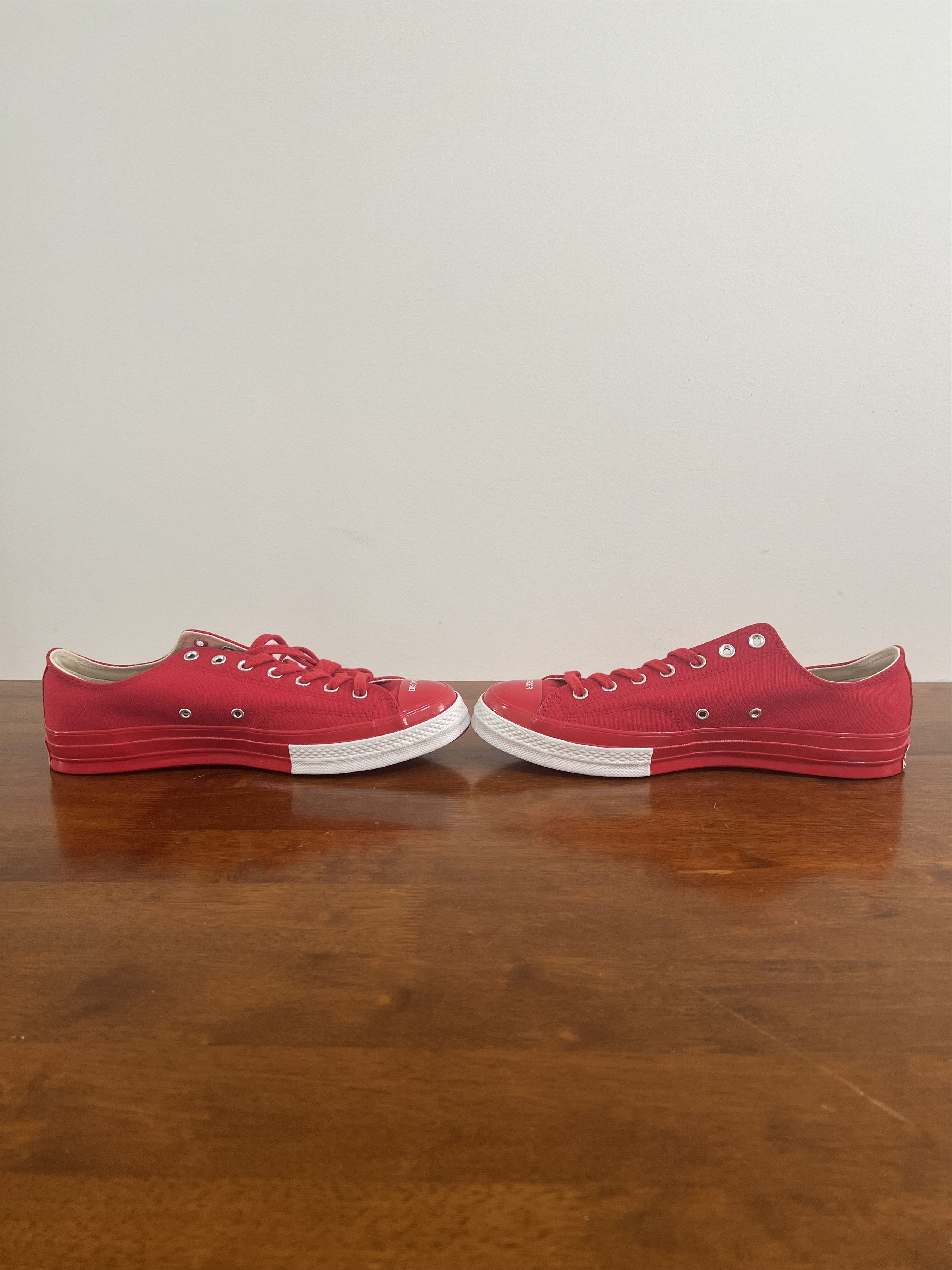 Converse × Undercover 💚 2018 Undercover x Converse Chuck 70 OX Racing Red Size US 12 / EU 45 - 6 Thumbnail