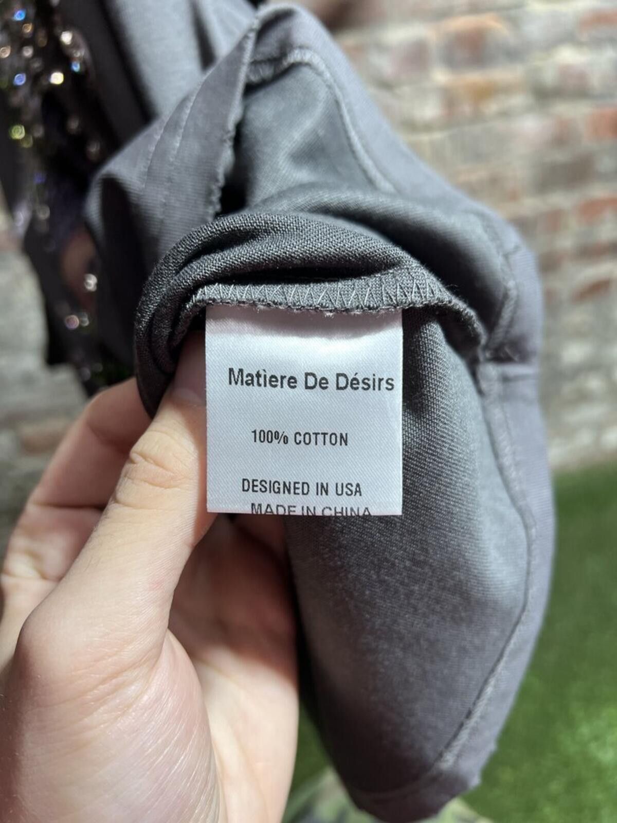 Bottega Desires Matiere De Desires Rhinestone TeeSz. S Size ONE SIZE - 5 Thumbnail
