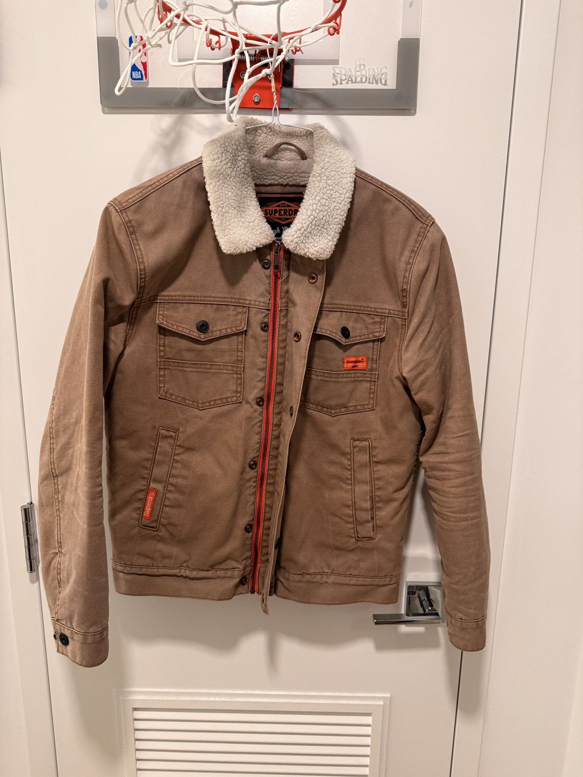Superdry Superdry Shearling Denim Jacket Size US M / EU 48-50 / 2 - 3 Thumbnail