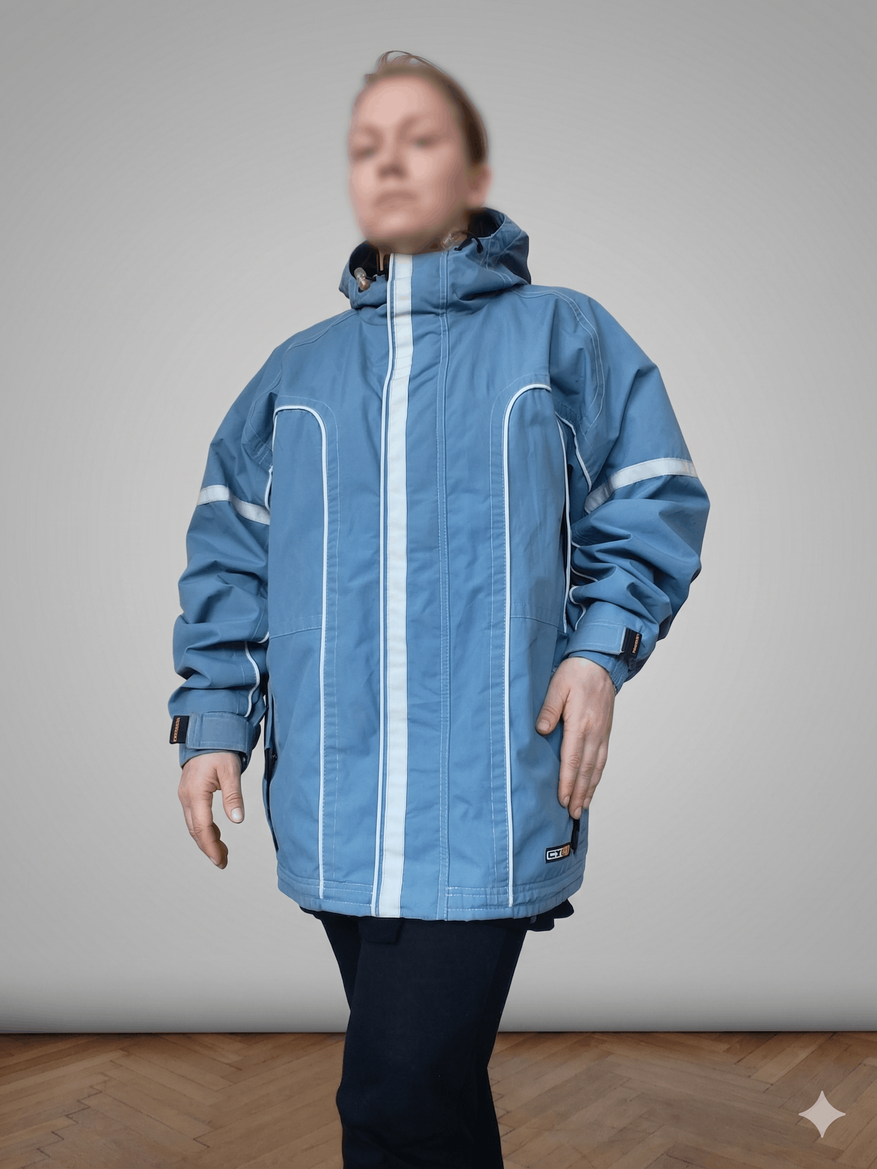 Oakley Vintage 90s Oakley Software Contrast Panel Jacket Size US S / EU 44-46 / 1 - 4 Thumbnail