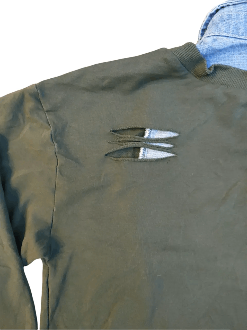 Japanese Brand Backs Reconstructed Distressed Cardigan Shirt Size US M / EU 48-50 / 2 - 3 Thumbnail