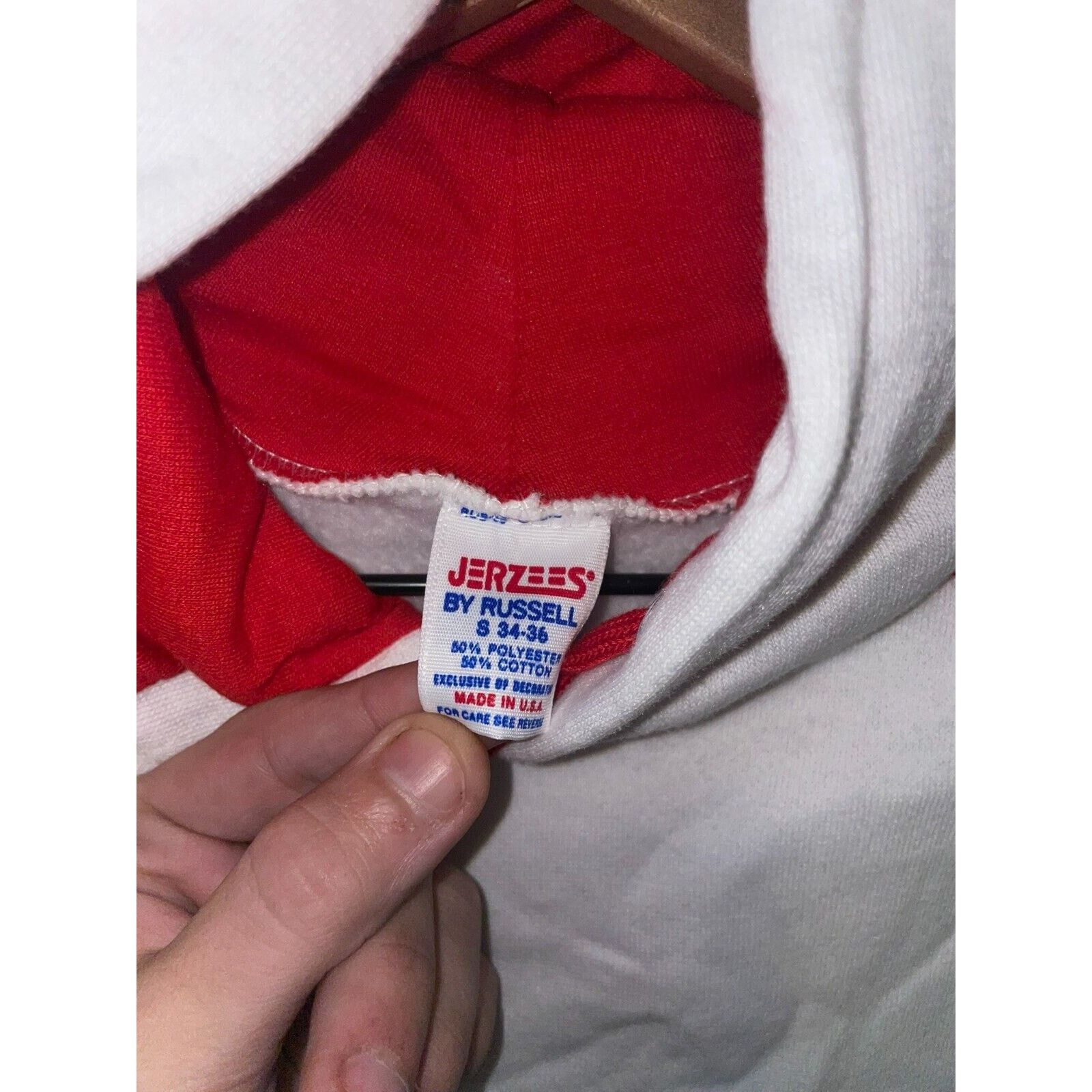 Jerzees Vintage Yellowstone Hoodie National Park White VTG 90s Small Size US S / EU 44-46 / 1 - 8 Thumbnail