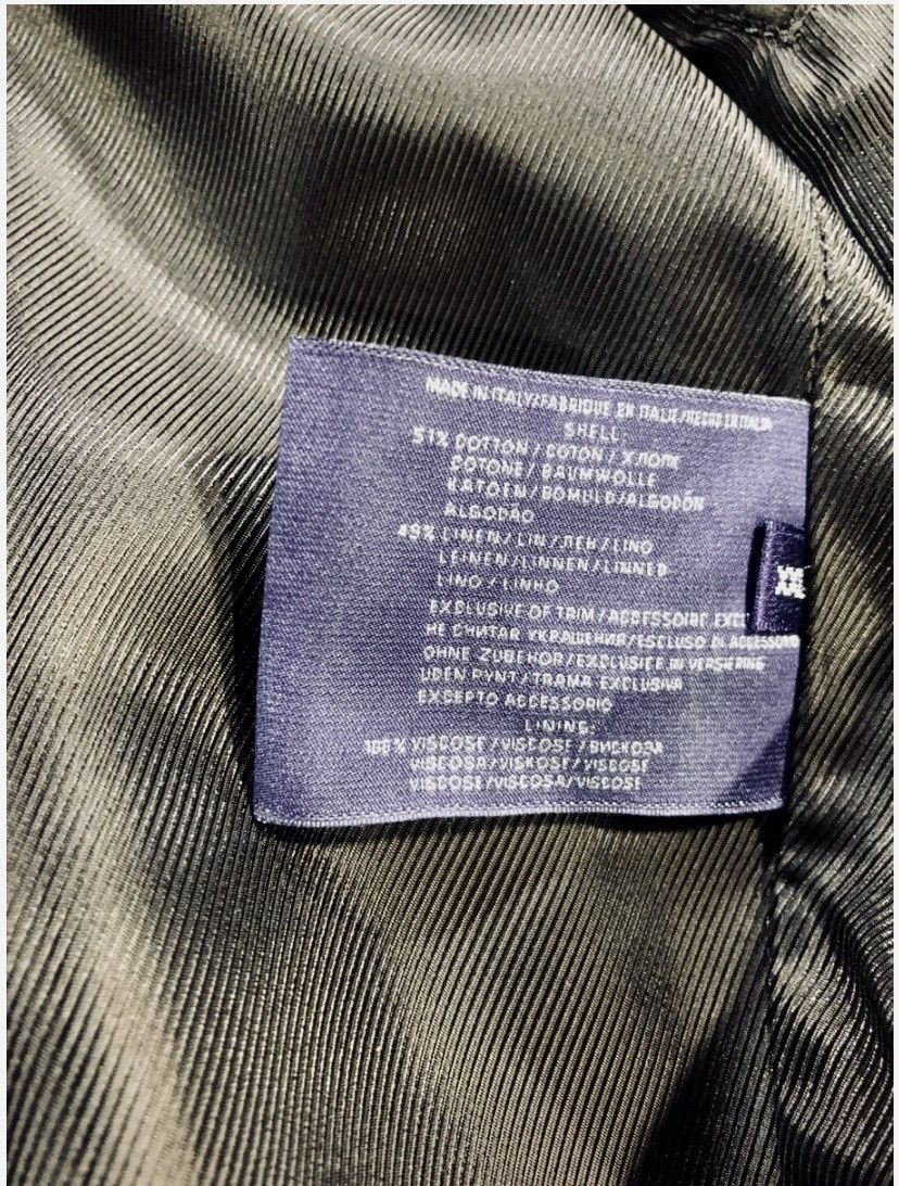 Ralph Lauren Purple Label RLPL 🇮🇹 WAXED COTTON/LINEN BELTED HUNTERS JACKET XXL NWT Size US XXL / EU 58 / 5 - 6 Thumbnail