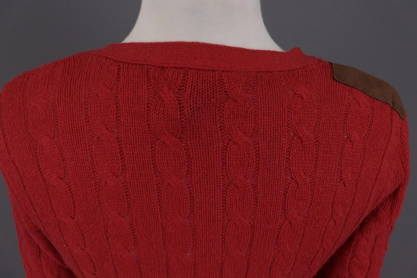 Lauren Ralph Lauren Lauren Ralph Lauren Red Wool Cashmere Cardigan Size XS Size XS / US 0-2 / IT 36-38 - 12 Thumbnail