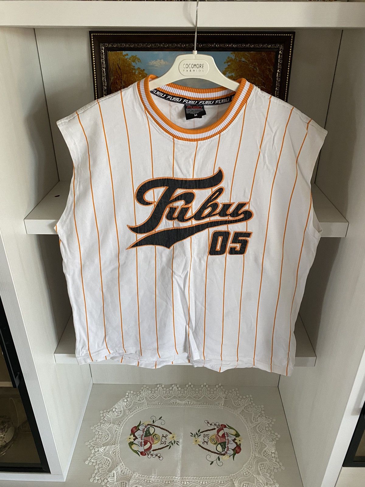 Fubu Vintage Fubu Jersey T Shirt Eminem Wu Tang Hip Hoo Size US M / EU 48-50 / 2 - 2 Thumbnail