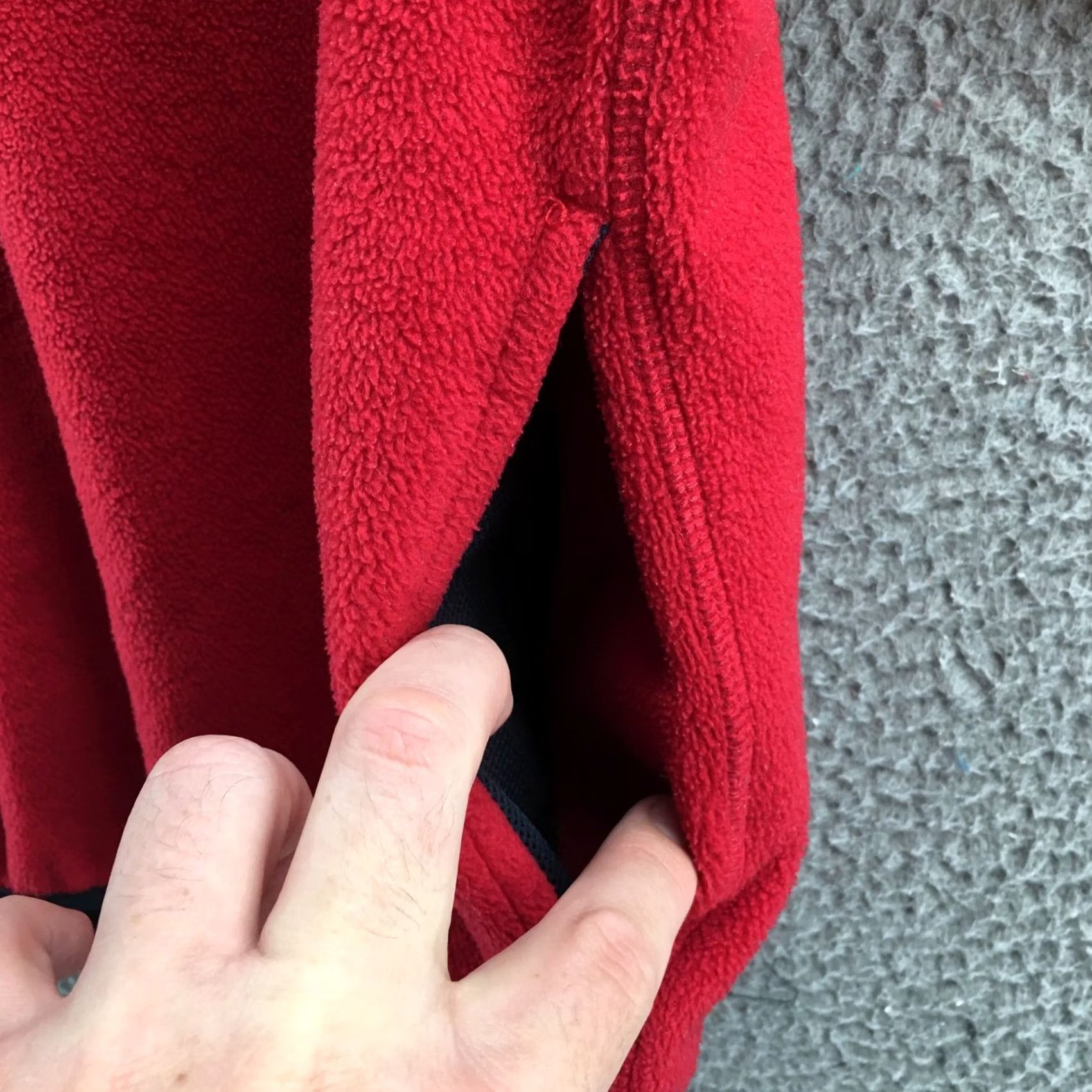 Nautica Nautica Half Zip Fleece Sweater Mens L Red Long Sleeve Pullover Mock Neck Casual Size US L / EU 52-54 / 3 - 6 Thumbnail