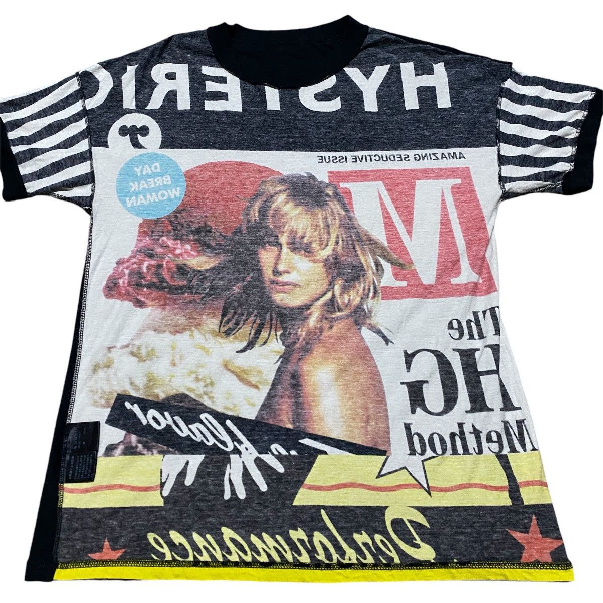 Hysteric Glamour Rare‼️🔥Hysteric Glamour Photo Tee Magazine Over Print T-Shirt Size US M / EU 48-50 / 2 - 4 Thumbnail
