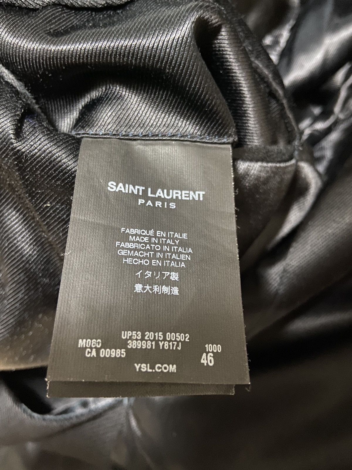 Hedi Slimane × Saint Laurent Paris 46 Saint Laurent fw15 ss16 chesterfield wool coat jacket Size US S / EU 44-46 / 1 - 10 Thumbnail