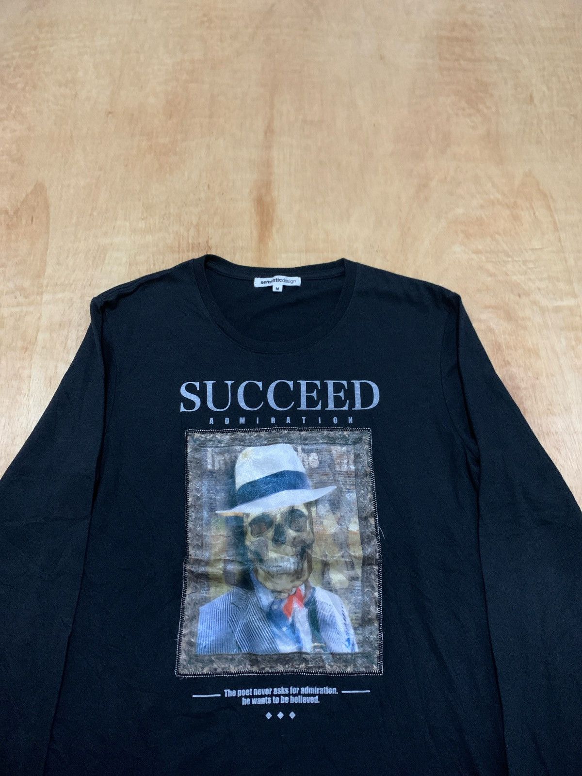 If Six Was Nine × In The Attic × Japanese Brand Semantic Design Succeed Admiration Skull Longsleeve Size US M / EU 48-50 / 2 - 2 Thumbnail