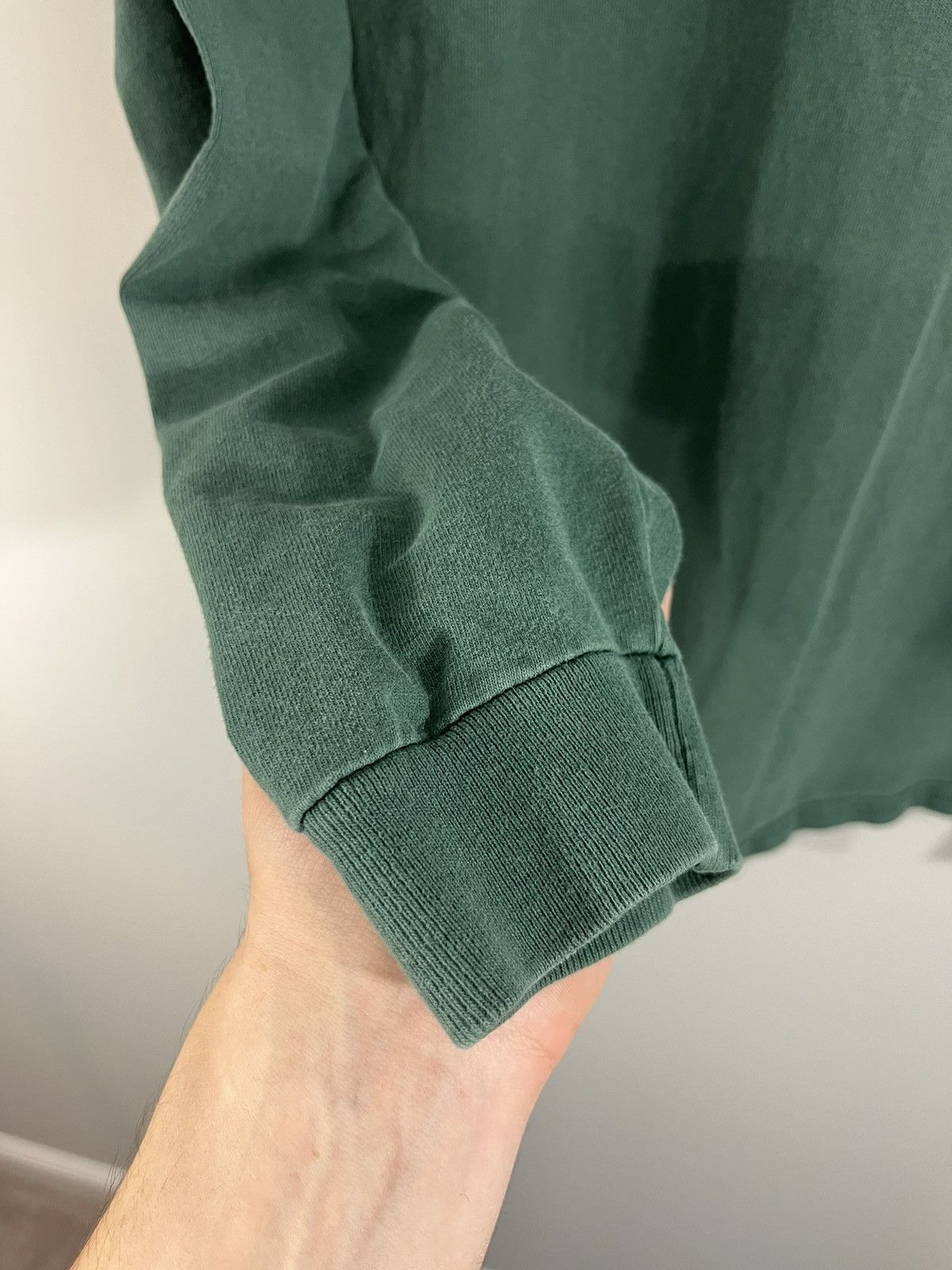 Vintage Rhode Island Faded Green Long Sleeve Shirt Size US L / EU 52-54 / 3 - 8 Thumbnail