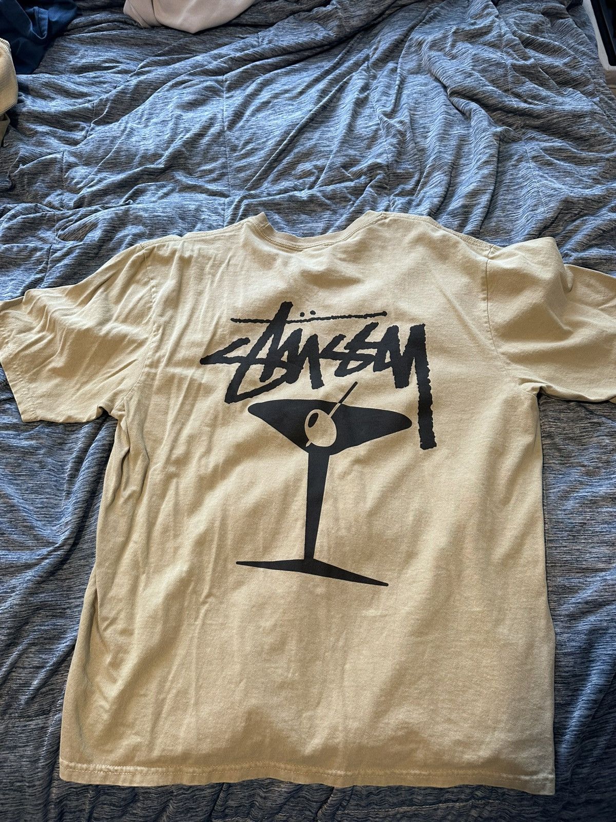 Stussy *NEW NEVER WORN* STUSSY Olive Green T Shirt Size US L / EU 52-54 / 3 - 1 Thumbnail