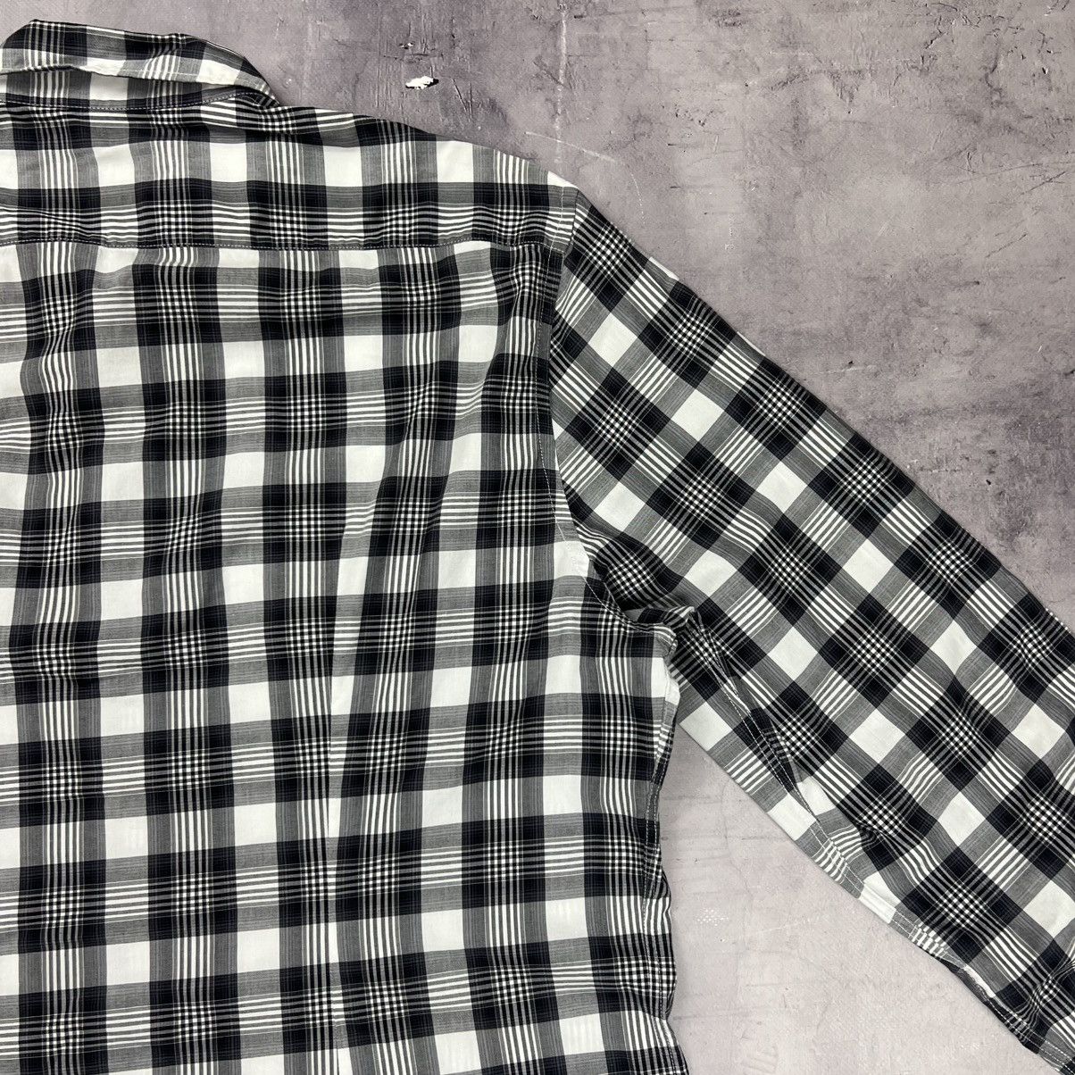 Dolce & Gabbana Rare! Dolce & Gabbana Checkered Shirt Luxury Button Up Size US L / EU 52-54 / 3 - 20 Thumbnail